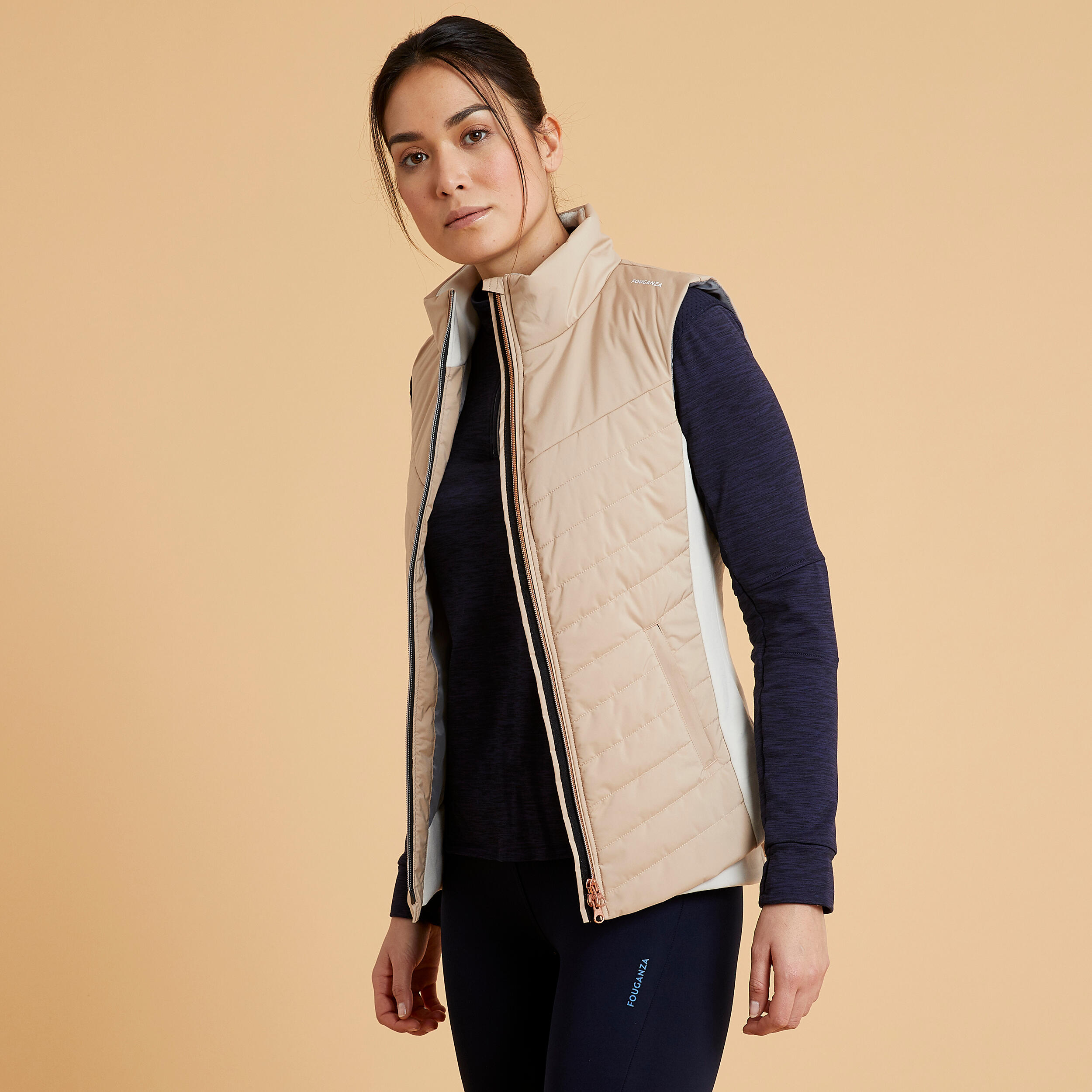 Kamizelka jeździecka damska Fouganza 500