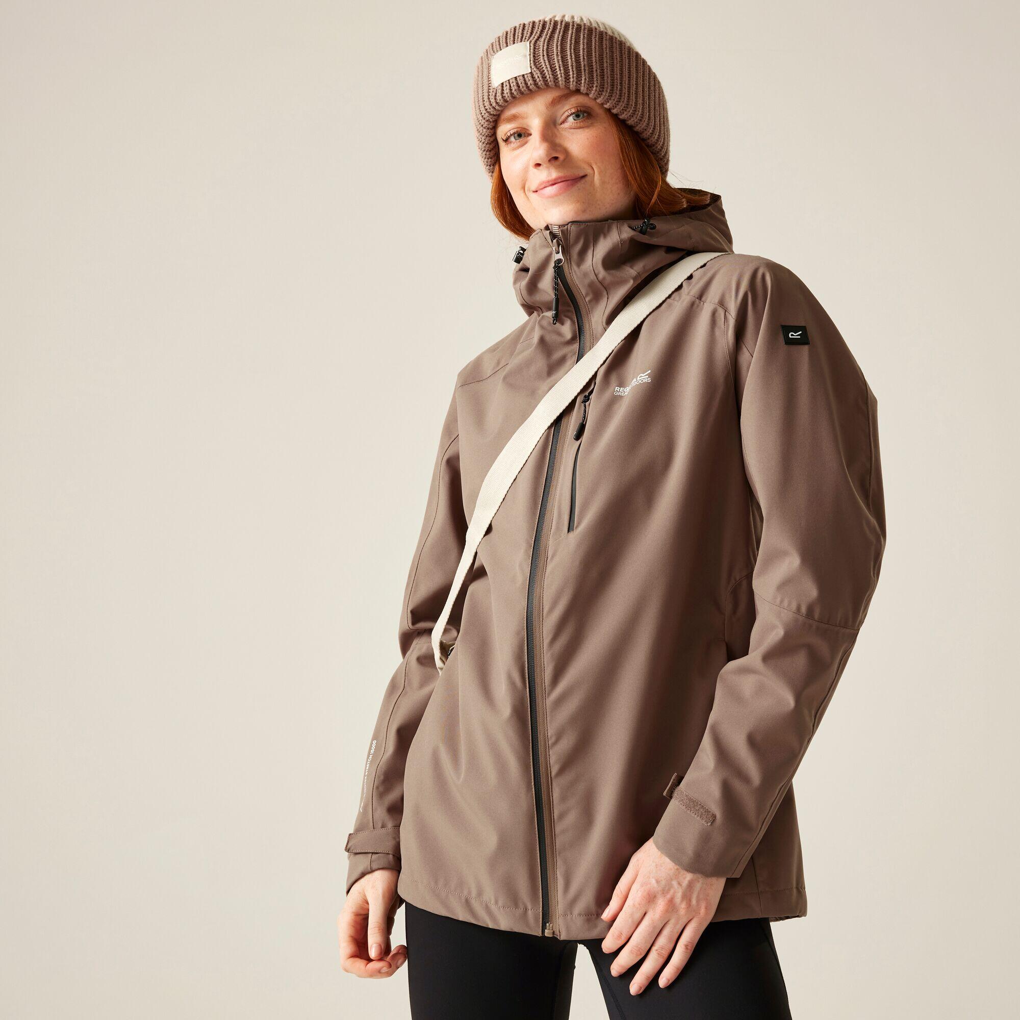 Kurtka turystyczna przeciwdeszczowa damska Birchdale wodoodporna