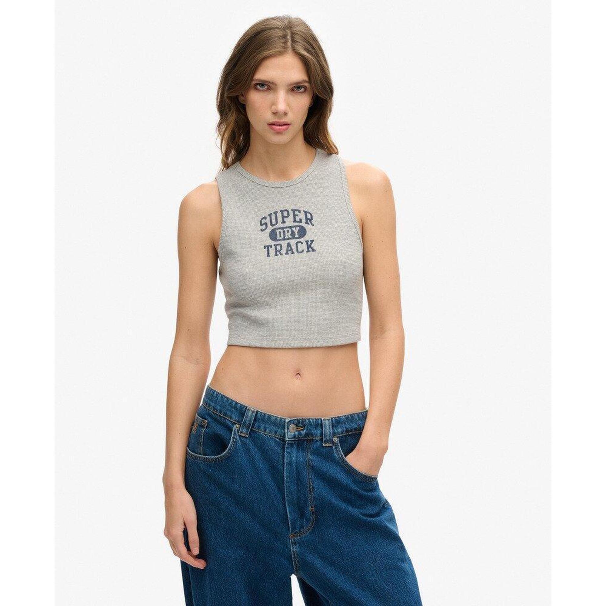 Krótki top waffle Athletic Essentials