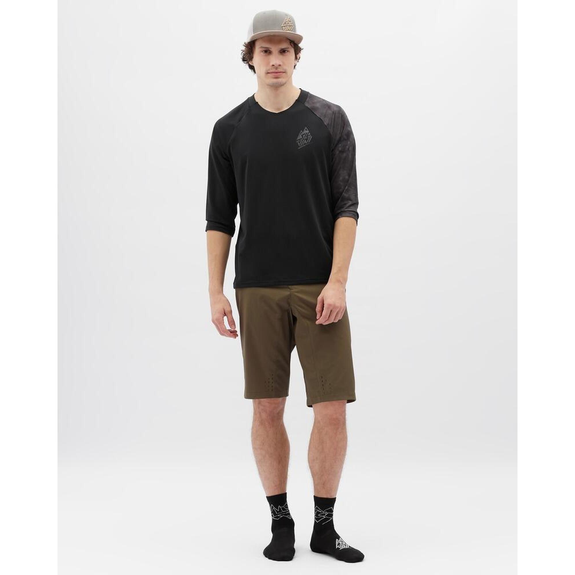 Koszulka rowerowa męska Silvini Jersey Brunello MD2239 czarna