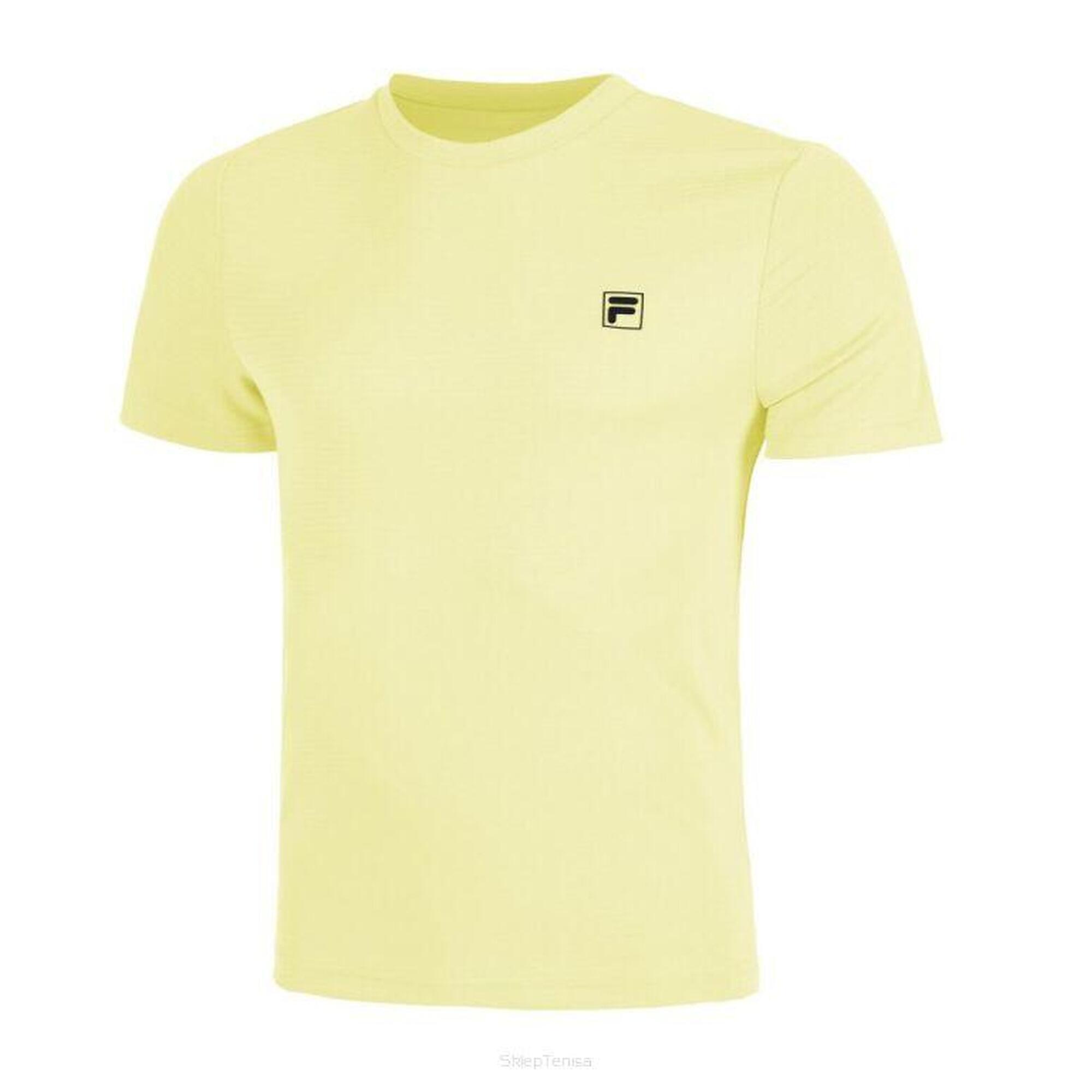 Koszulka tenisowa Fila T-shirt Tristan żółta M