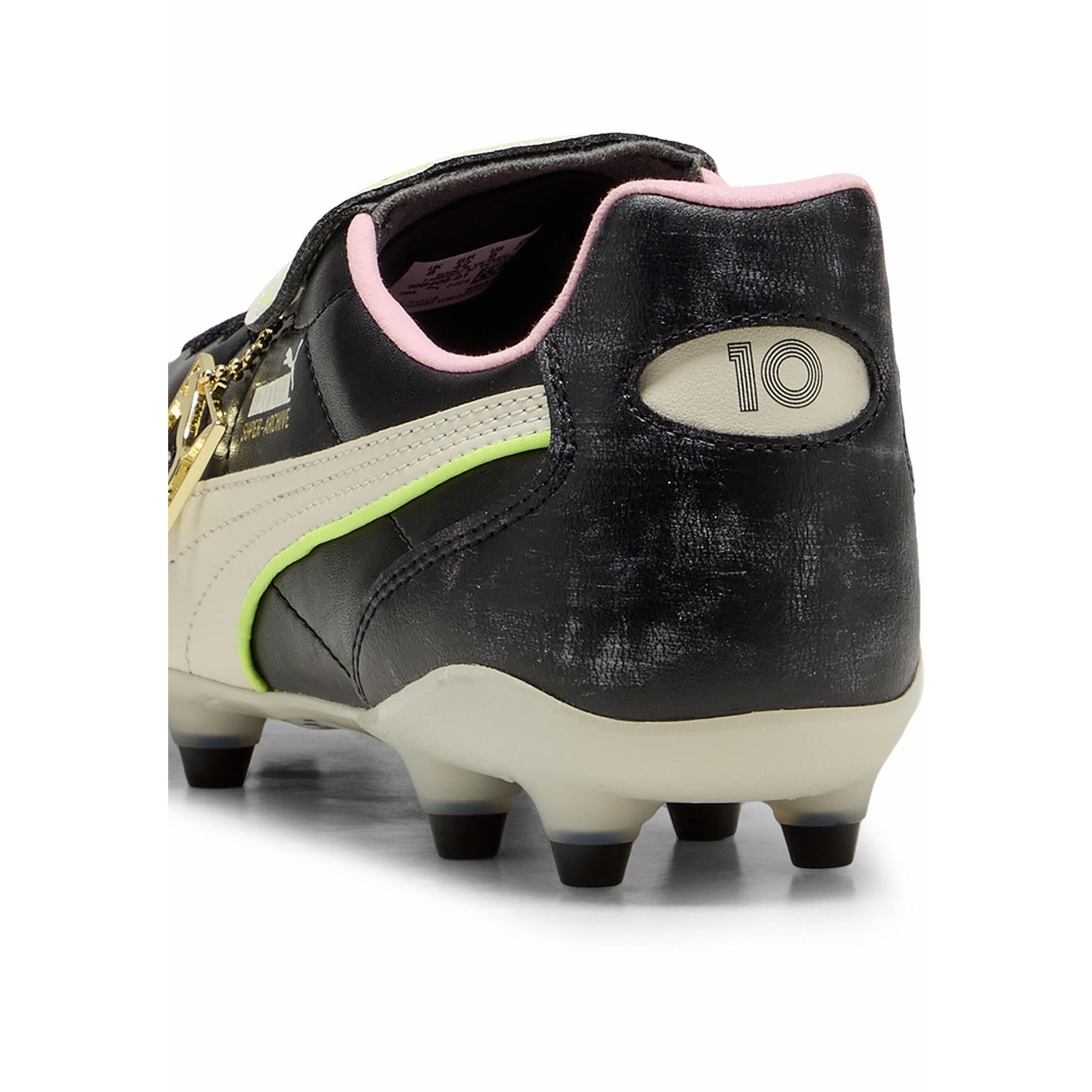 Buty piłkarskie unisex KING TOP × MUNDIAL FG/AG PUMA Black White Poison Pink