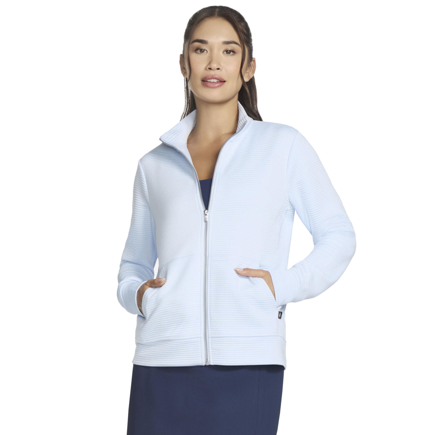 Bluza dresowa sportowa damska Go Walk Everywhere Full Zip Hoodless