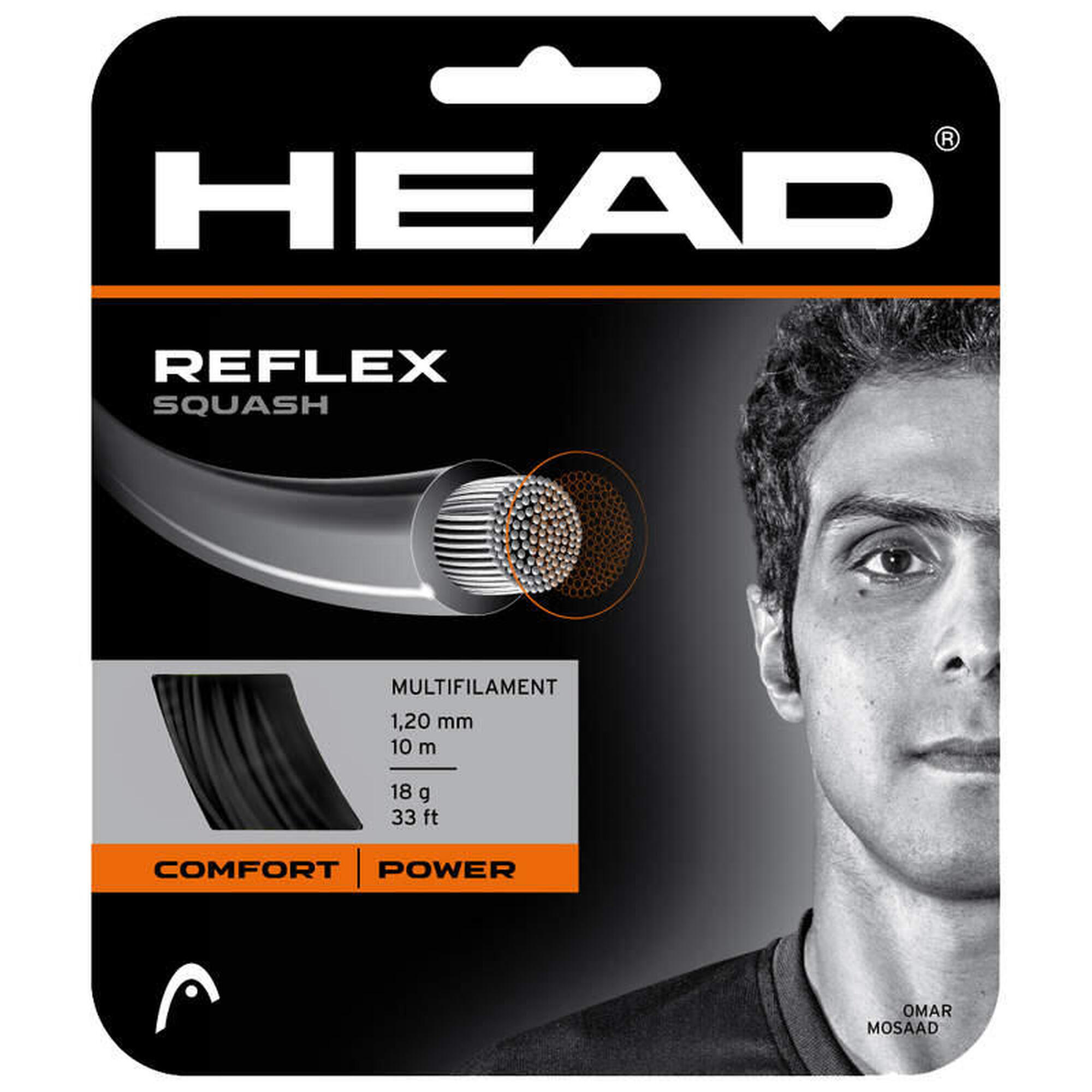 Naciąg do squasha Head Reflex squash set. 1,10 mm