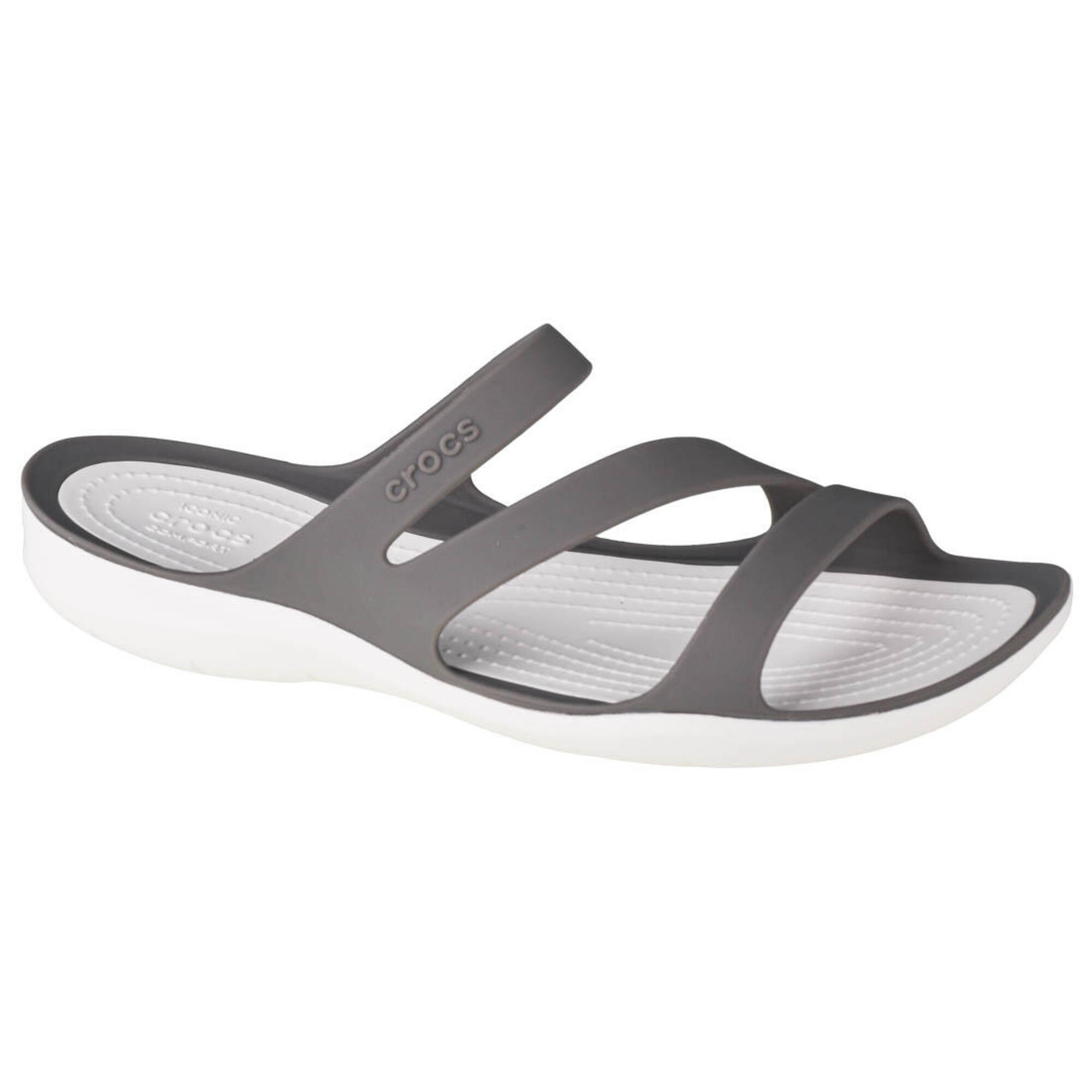Klapki damskie Crocs Swiftwater Sandal W Smokewhite