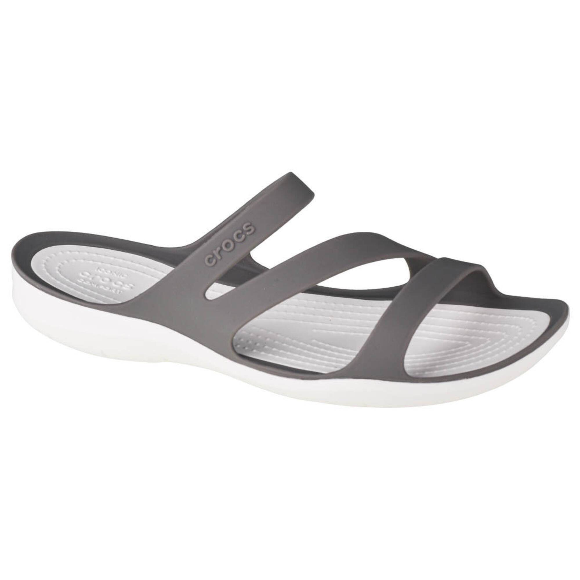 Klapki damskie Crocs Swiftwater Sandal W Smokewhite