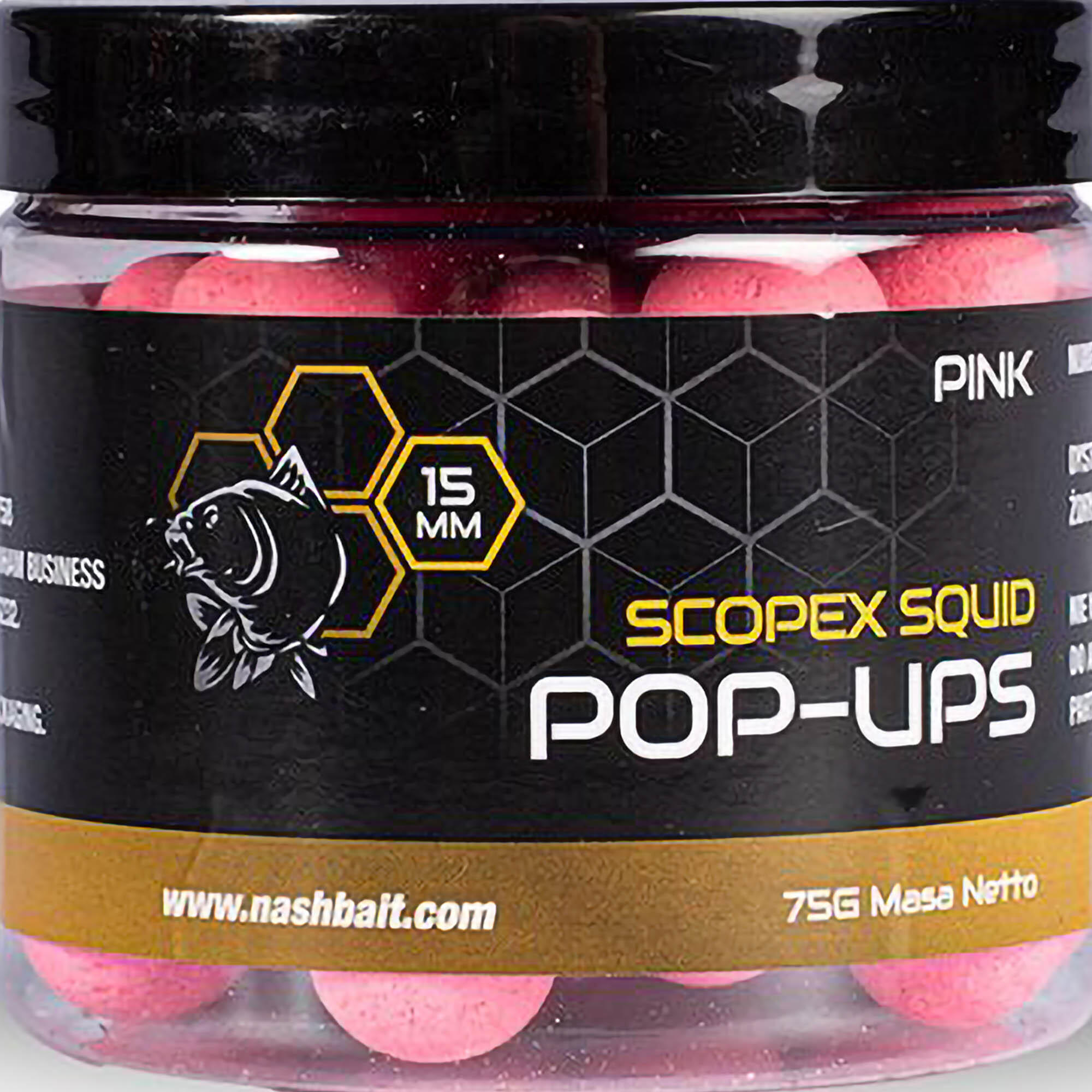 Przynęta Kulki Pływające Pop Up Nash Scopex Squid Pink 12 Mm 75 G