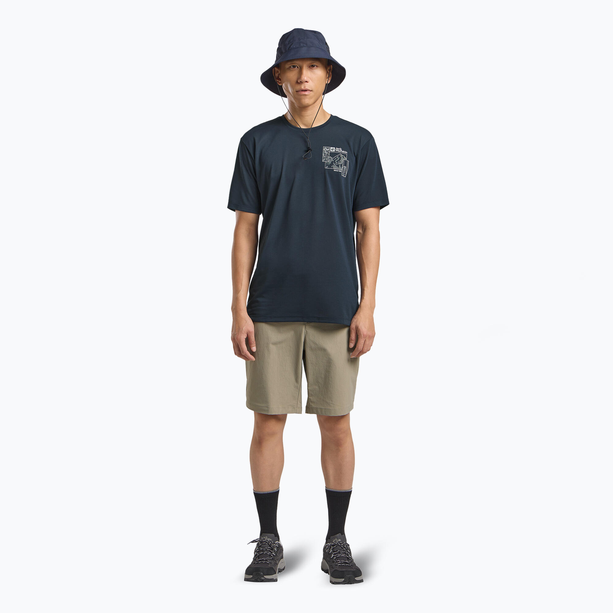 Koszulka trekkingowa męska Jack Wolfskin Vonnan Graphic