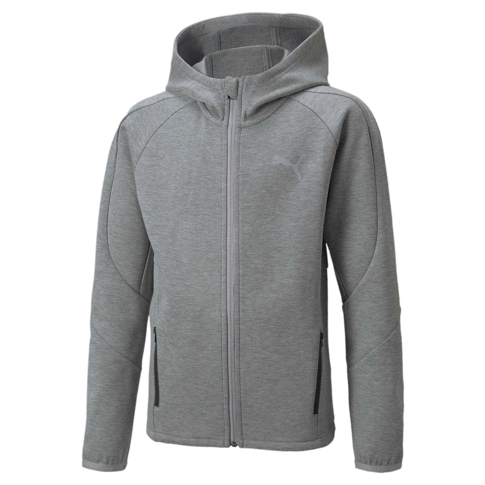 Bluza z kapturem dla dzieci Puma Evostripe Full zip Hoodie Dk B