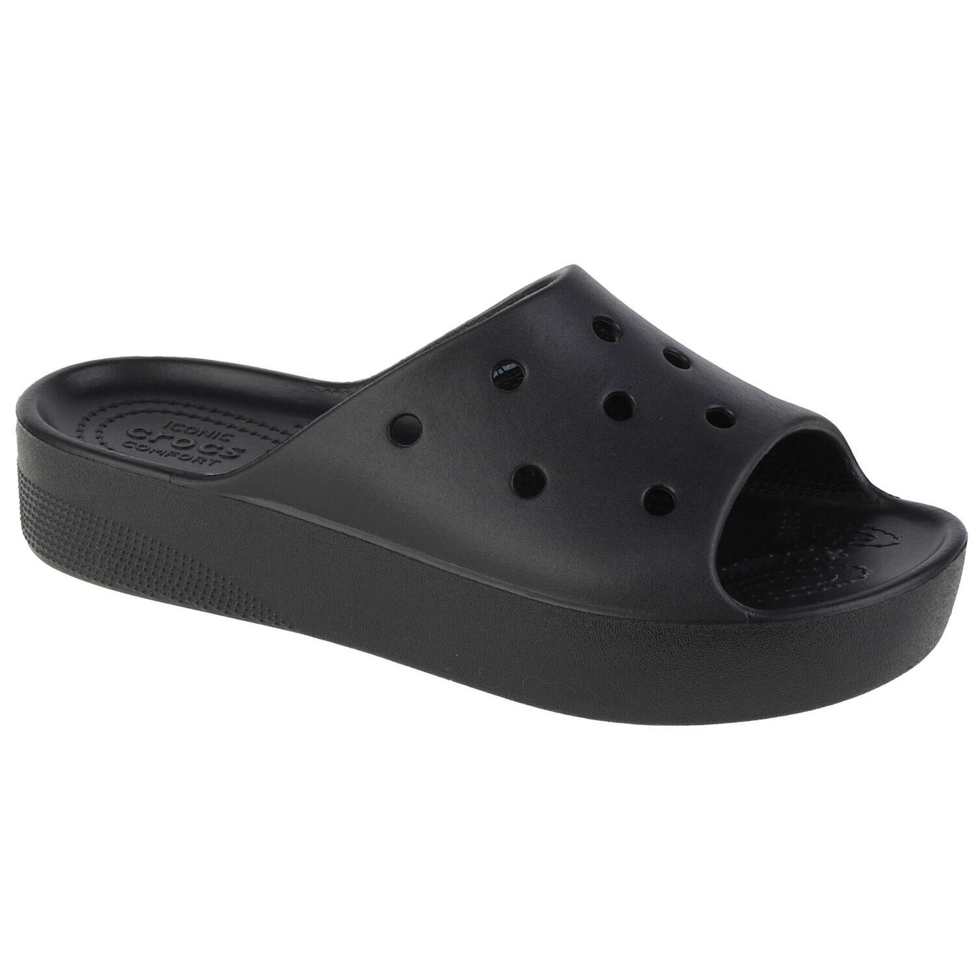 Klapki Crocs Classic Platform Slide Z Klapkami Damskie