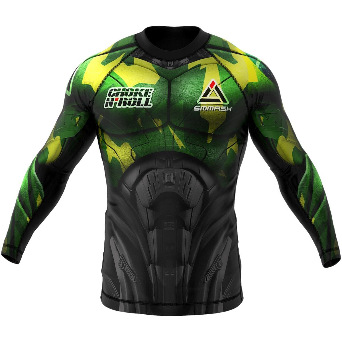 Rashguard do MMA z długim rękawem dla dzieci Smmash Choke'n'Roll