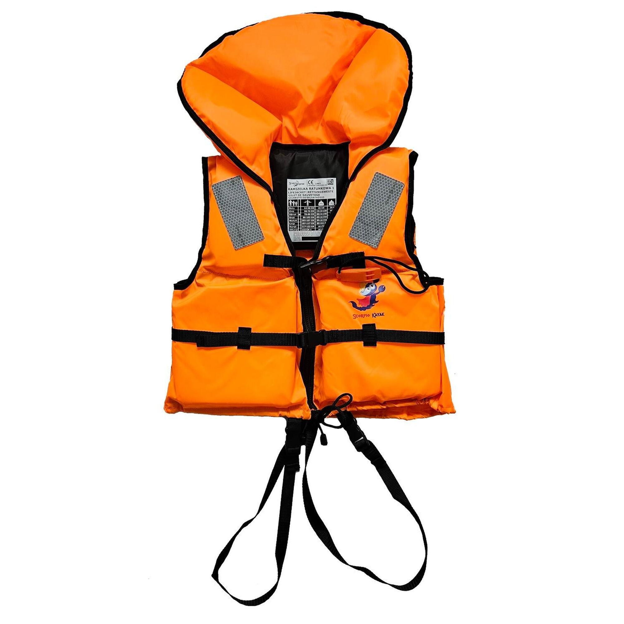 Kamizelka ratunkowa na kajak łódź spływ dla dziecka Scorpio Kids