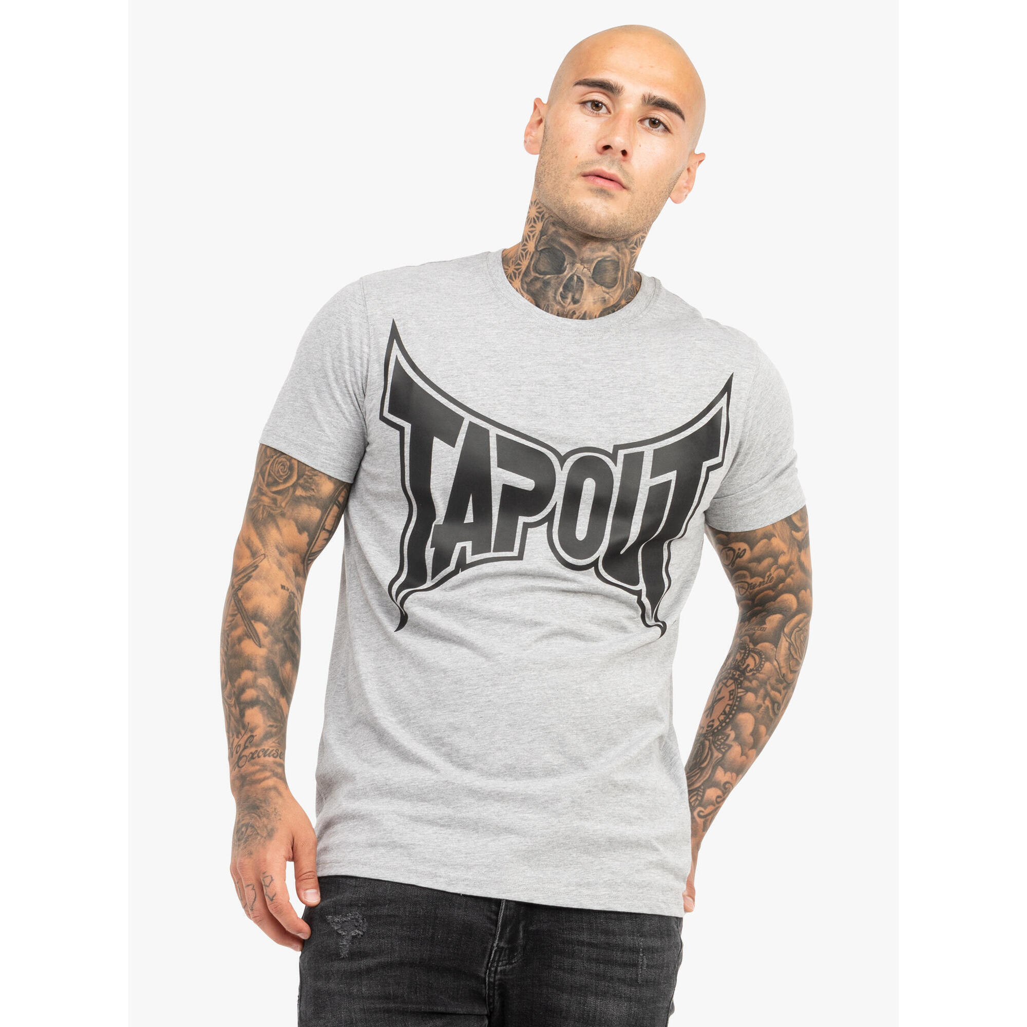 T-shirt o klasycznym kroju Tapout Logo