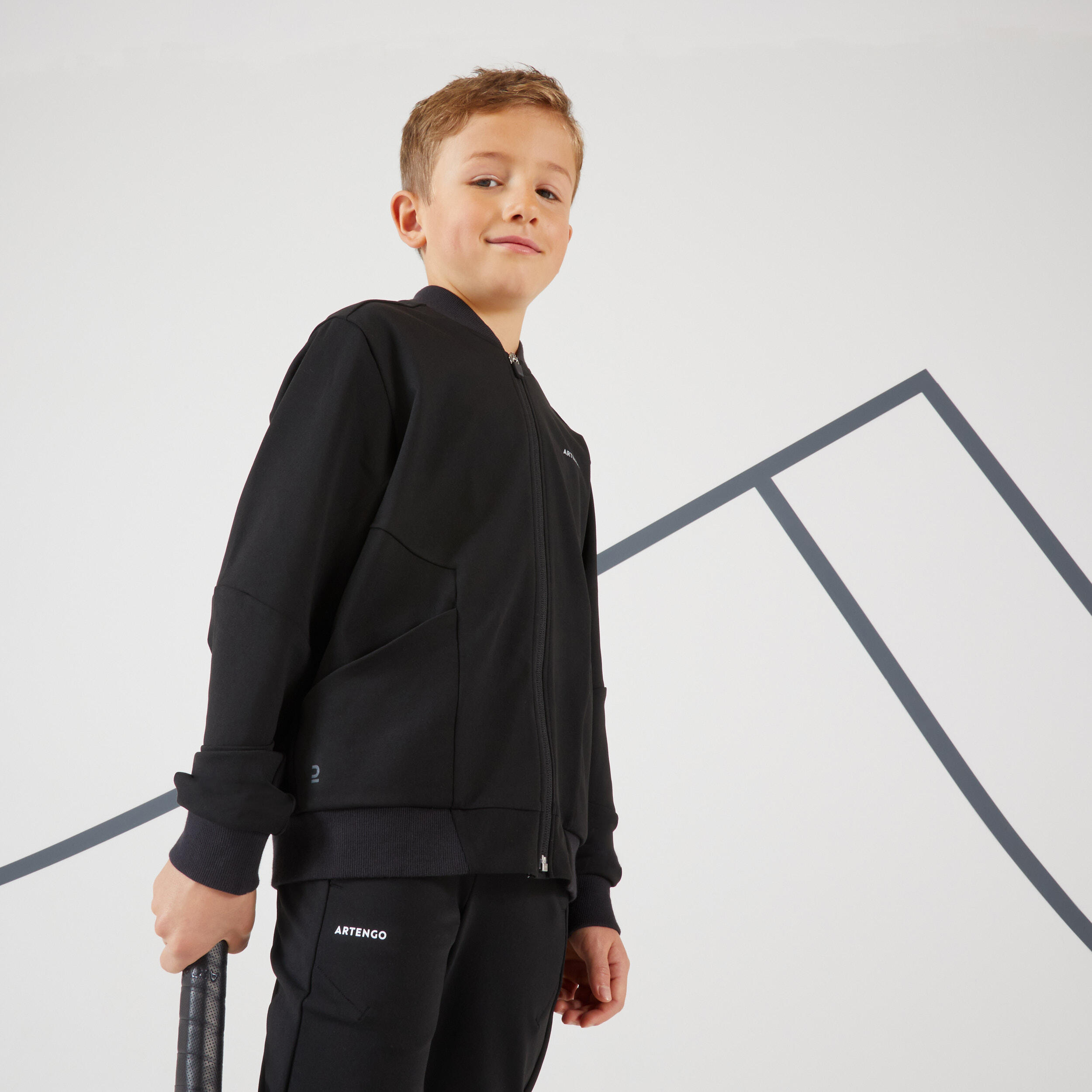 Kurtka do tenisa dla chłopców Artengo TJK500