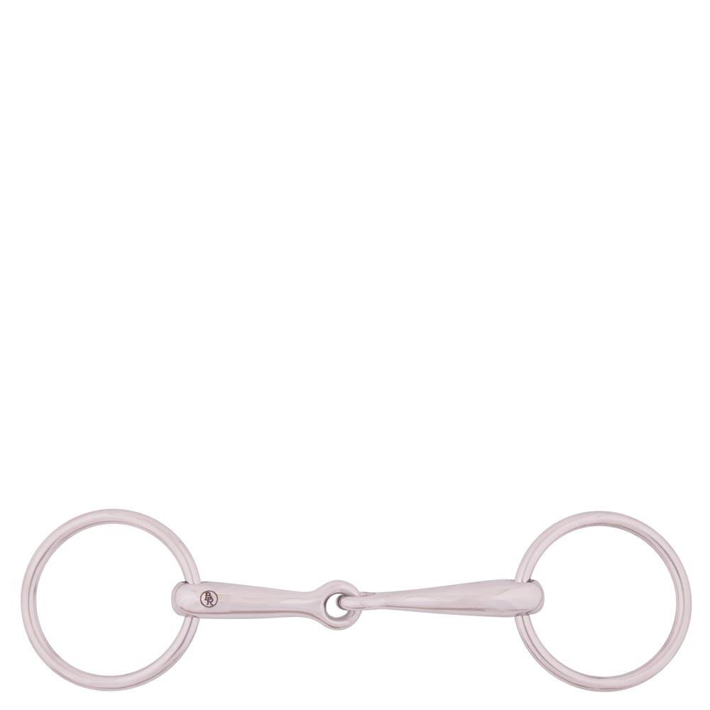 Wędzidło zwykłe pojedynczo łamane ze stali nierdzewnej BR Equitation