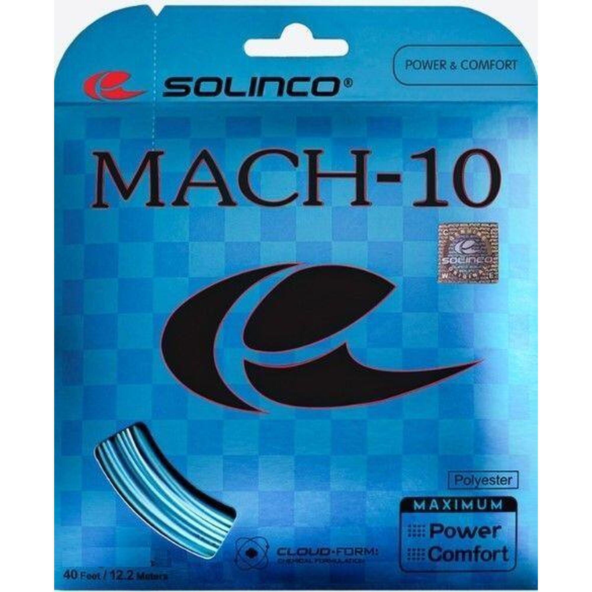 Naciąg tenisowy Solinco Mach-10 12,2m 1.15 niebieski