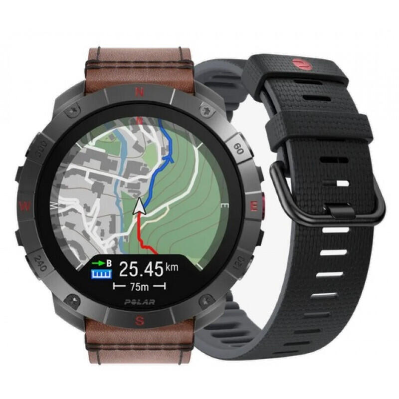 Premium Outdoor Mutlisport Watch - GPS, Maps, Barometer - Grit X2 Pro Titan