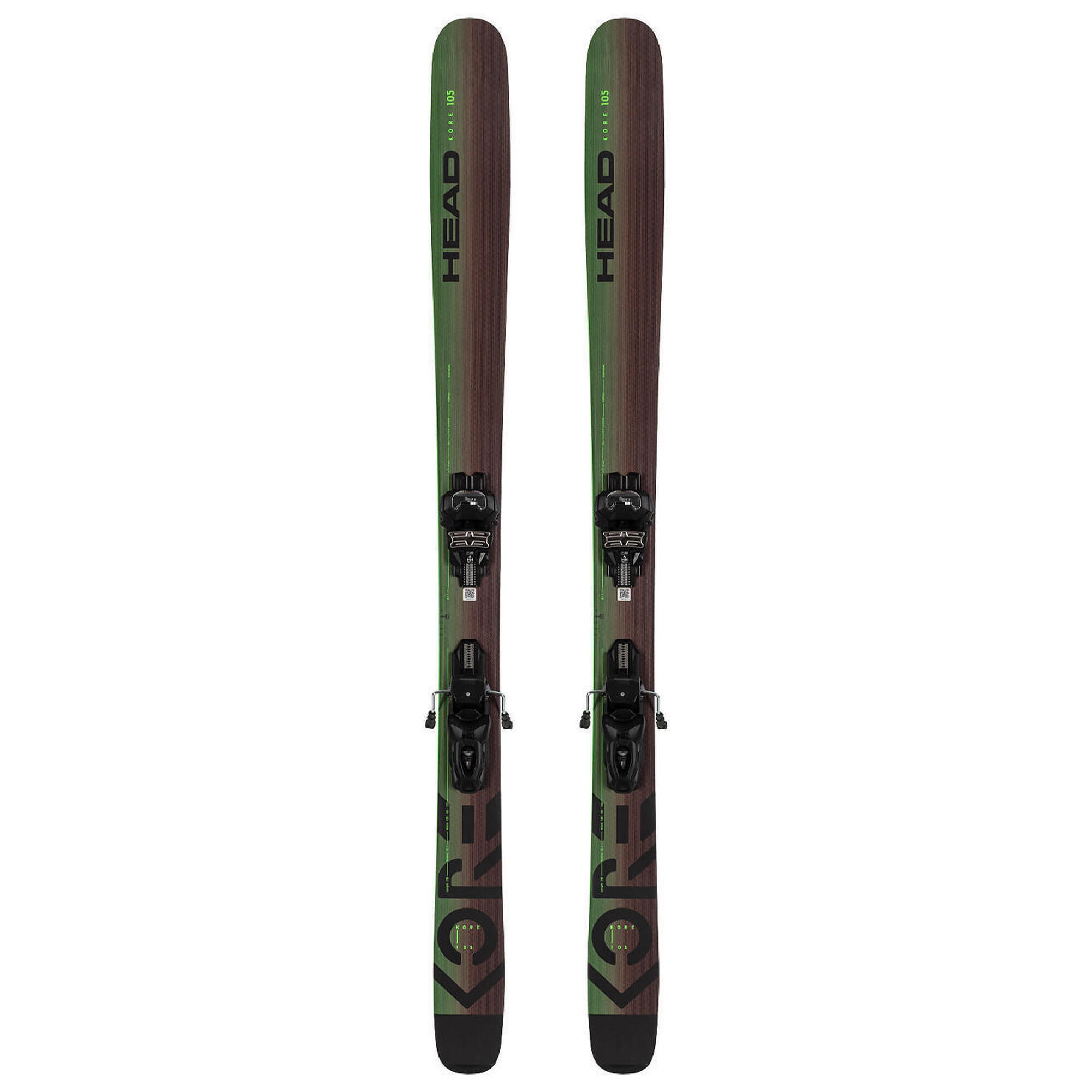 Narty allmountain freeride HEAD KORE 105 + wiązania TYROLIA ATTACK 11 z GRIPWALK