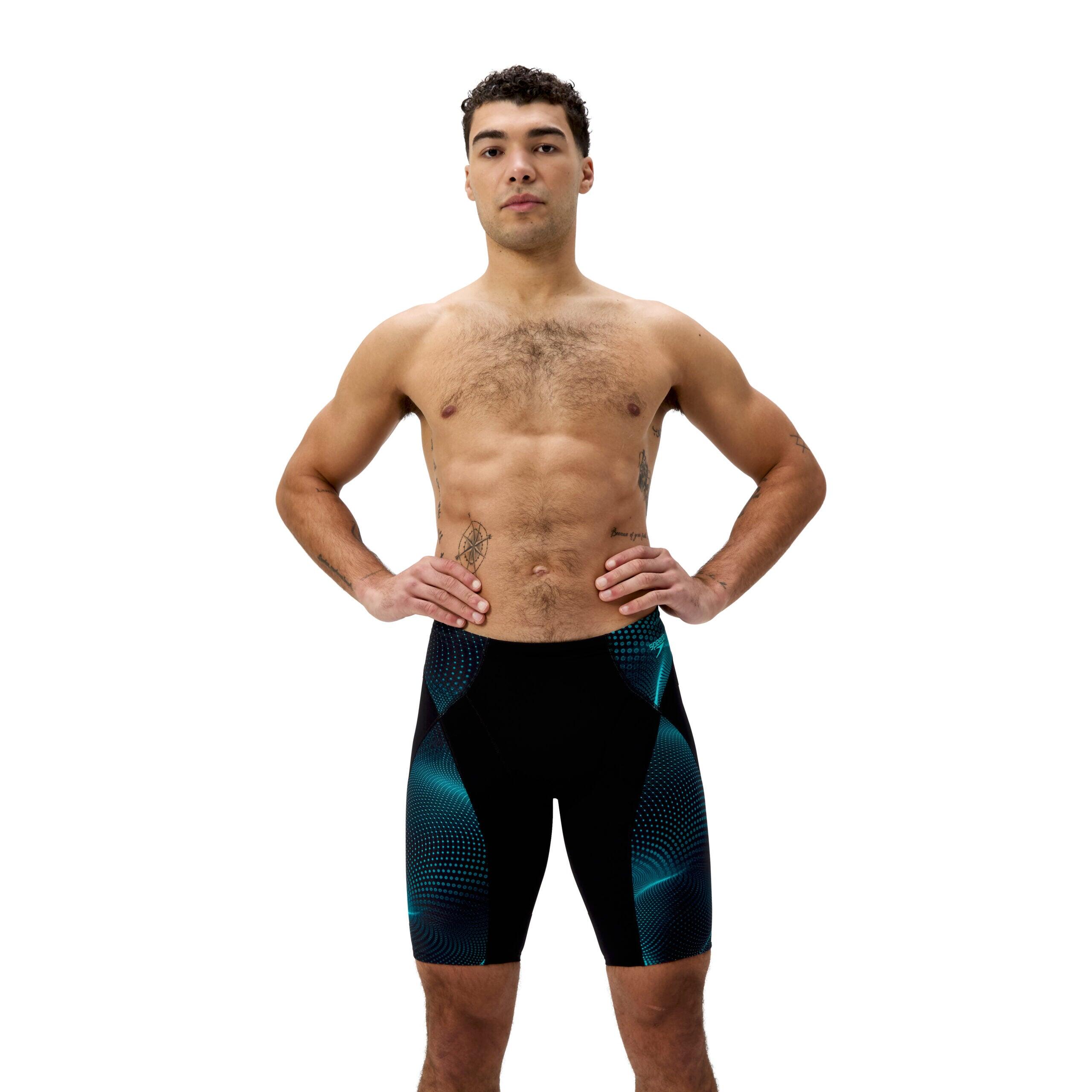 Speedo Compressie Jammer Eco Endurance+ Blauw/Groen