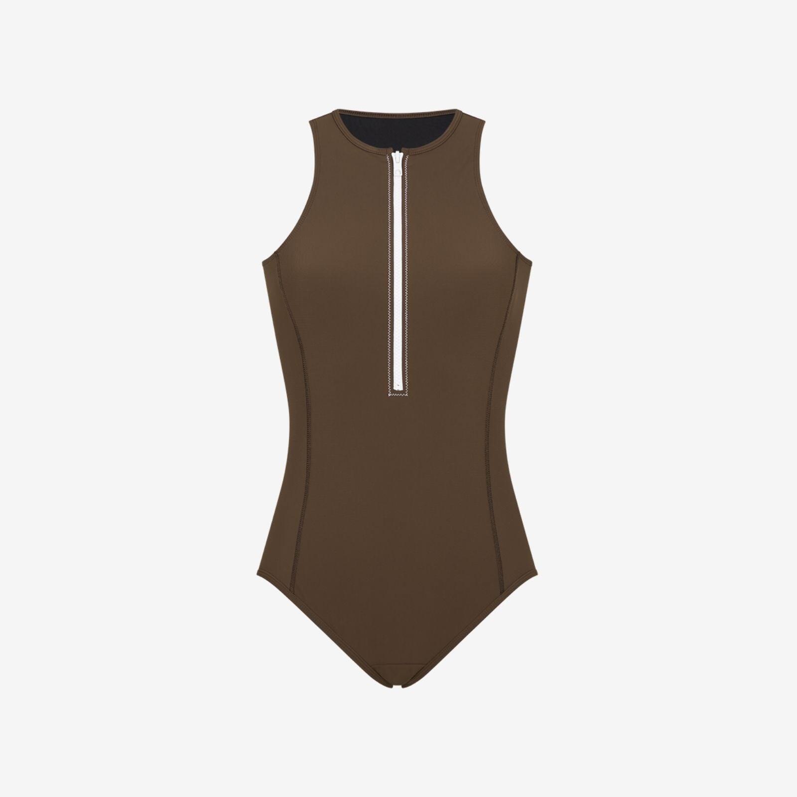 Damski strój pływacki Wallien brązowy