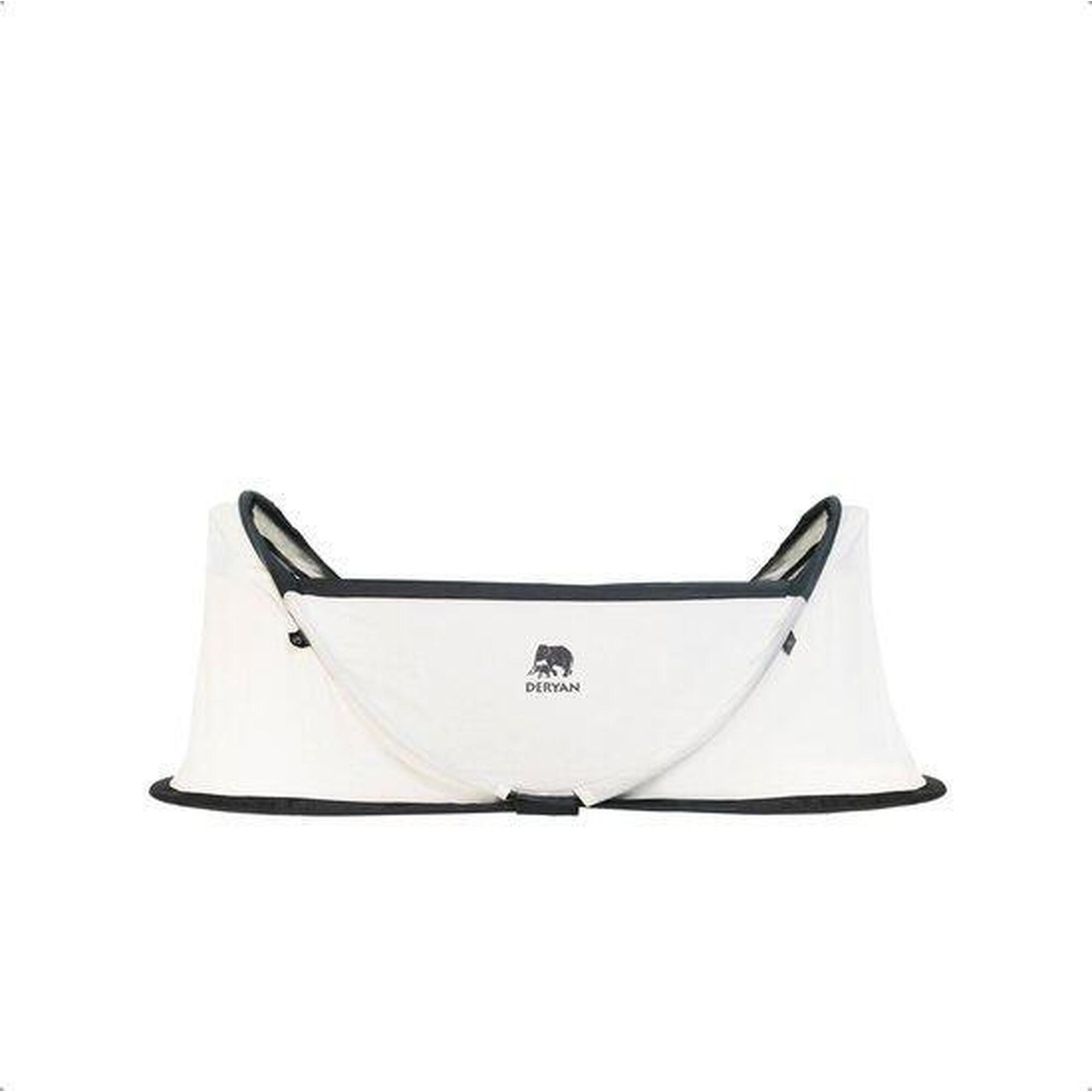 Niemowlę Pop-Up BabyBox - Łóżeczko turystyczne - Moskitiera niemowlęca - Kremowy