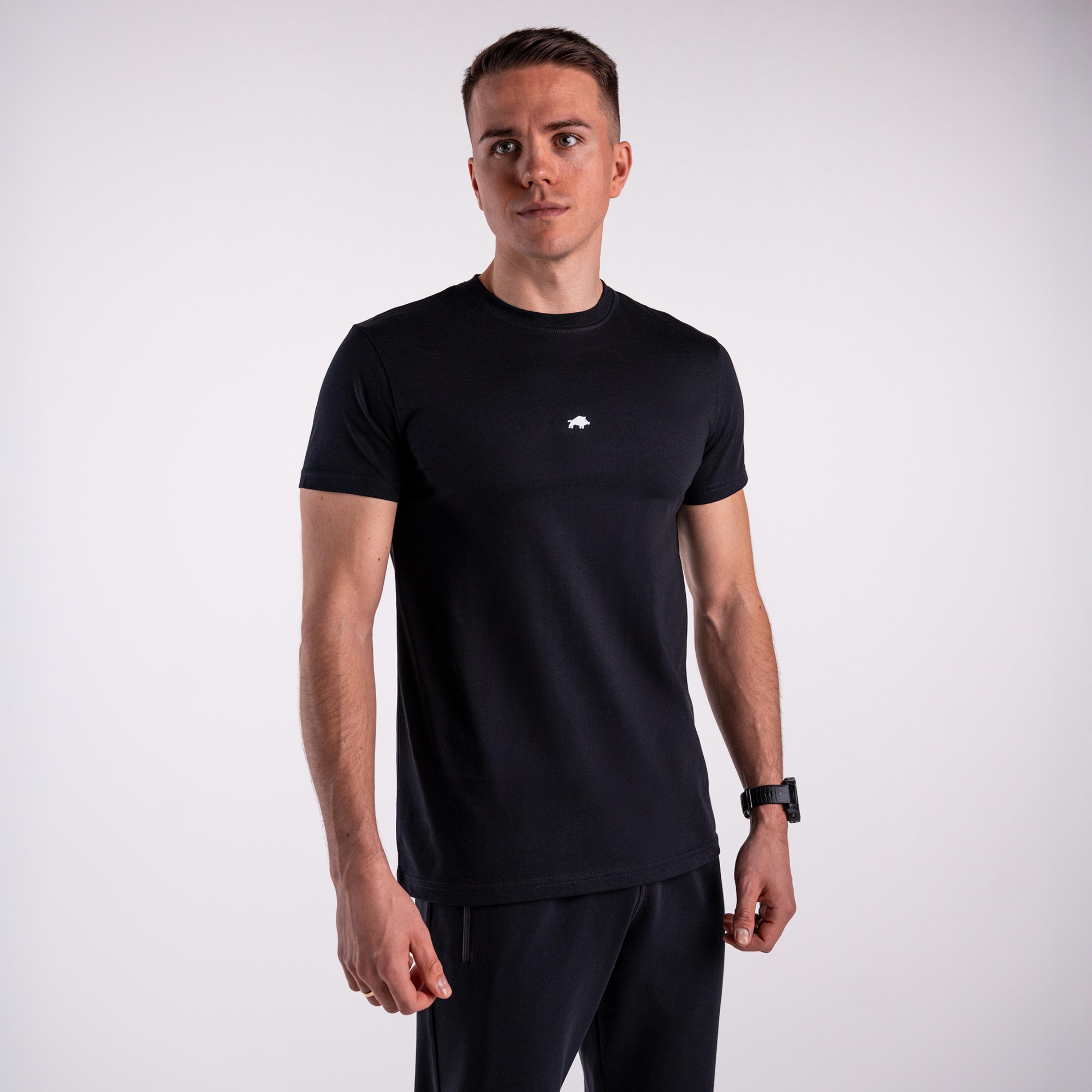 Koszulka regular basic DZIK® czarna