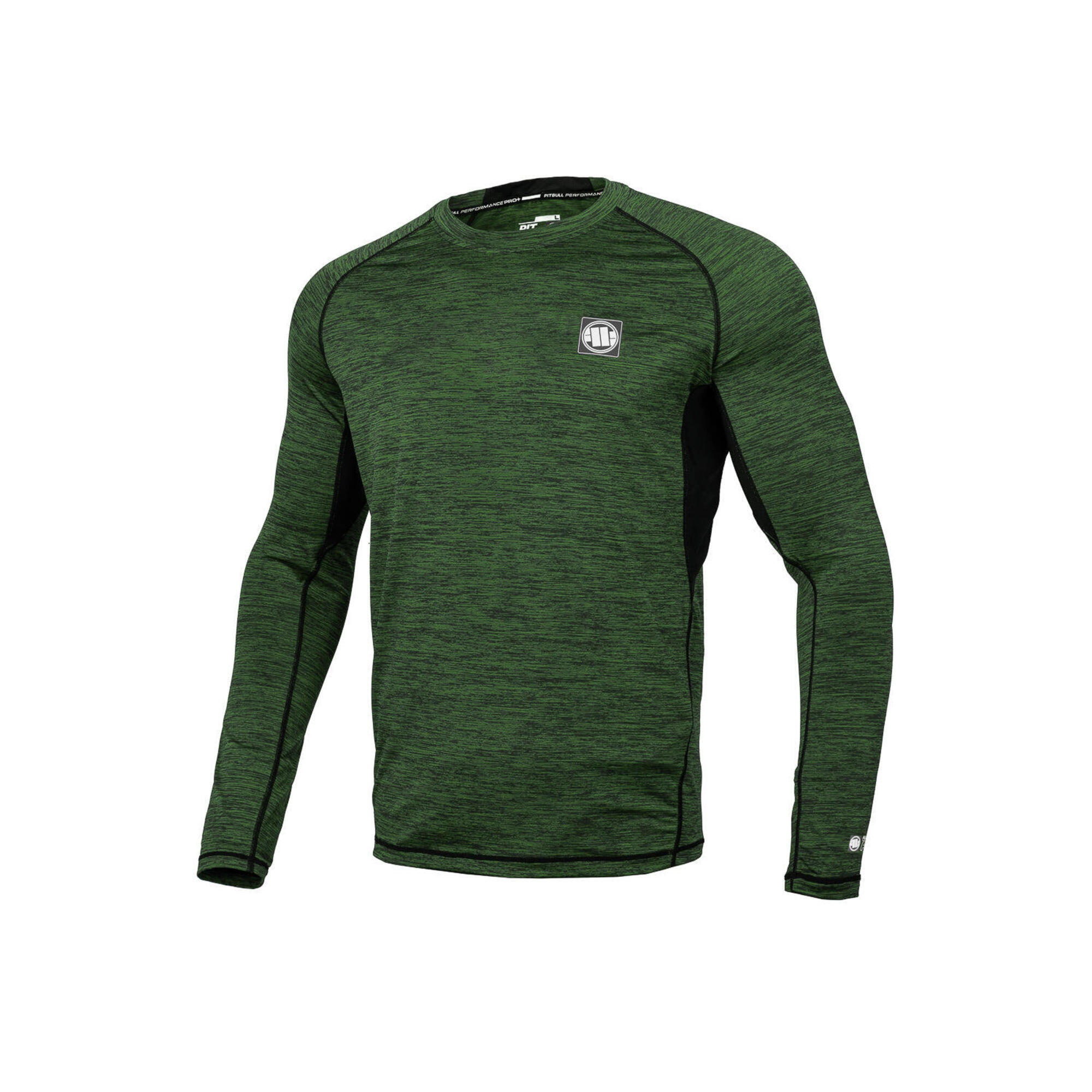 Rashguard Longsleeve Performance SMALL LOGO Oliwkowy