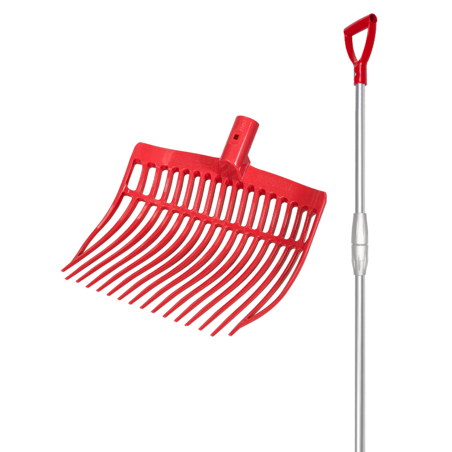 Zaokrąglony, stabilny widelec z teleskopowym, aluminiowym uchwytem