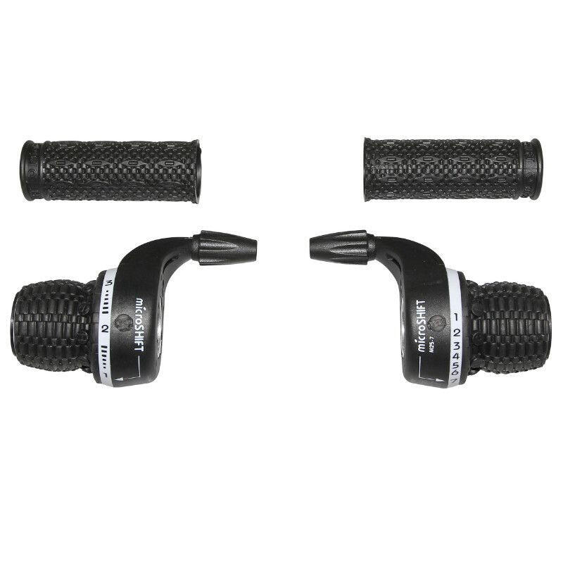 Przerzutka do roweru górskiego z parą osłon - twist grip P2R Indexe Type Gripshi