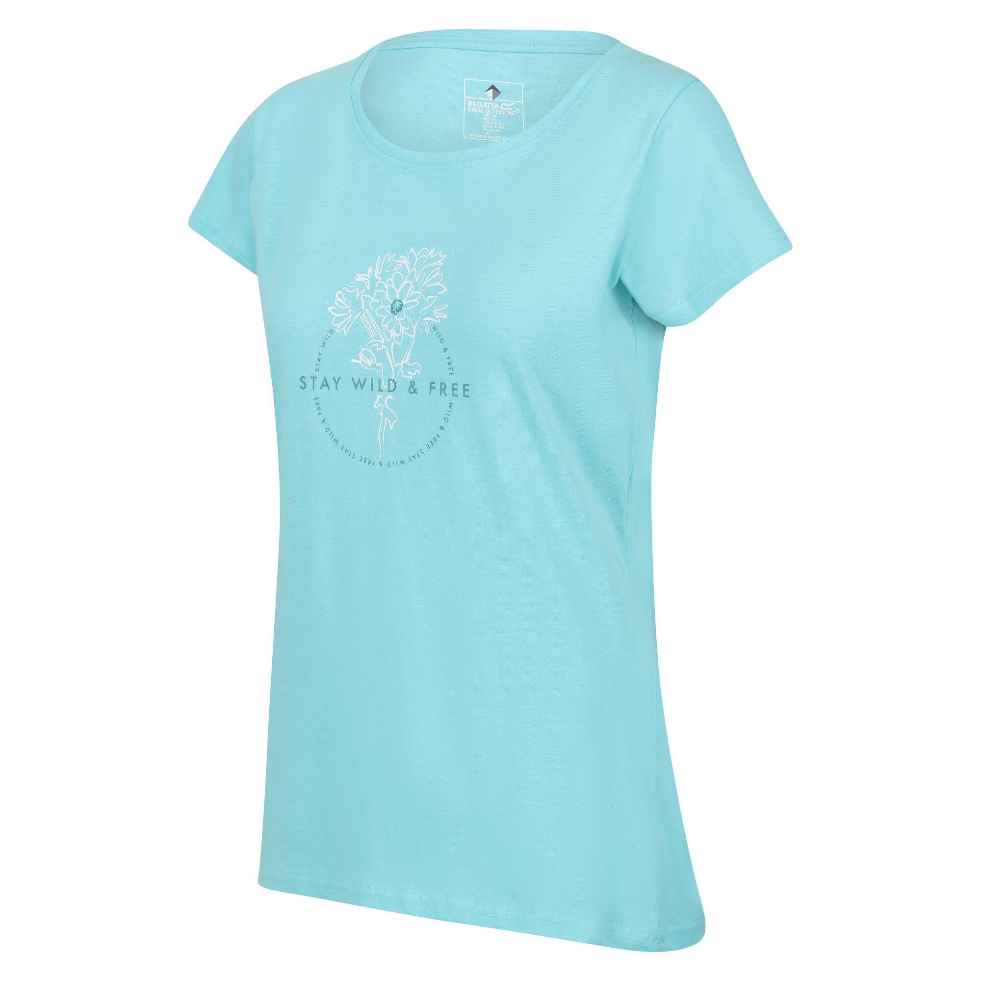 Breezed III damska turystyczna koszulka z krótkim rękawem