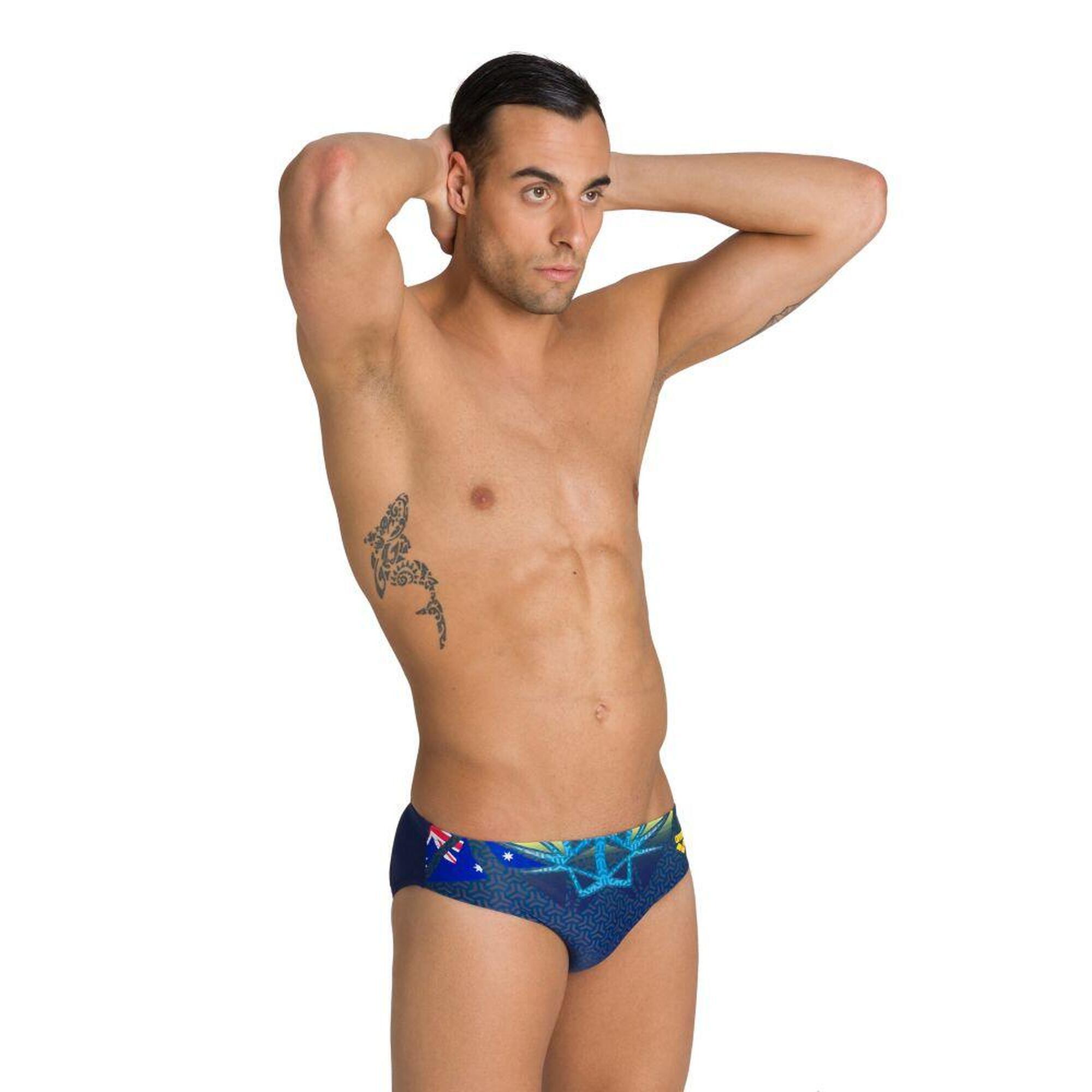 Kąpielówki slipy męskie na basen Arena OG Brief Australia