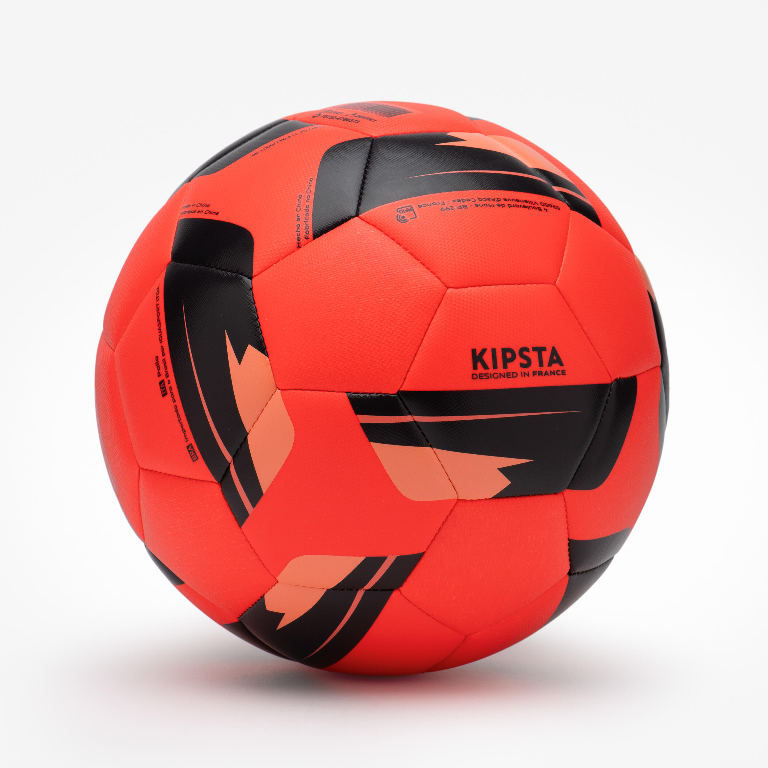 Piłka do piłki nożnej Kipsta Training Ball zszywana maszynowo rozmiar 5