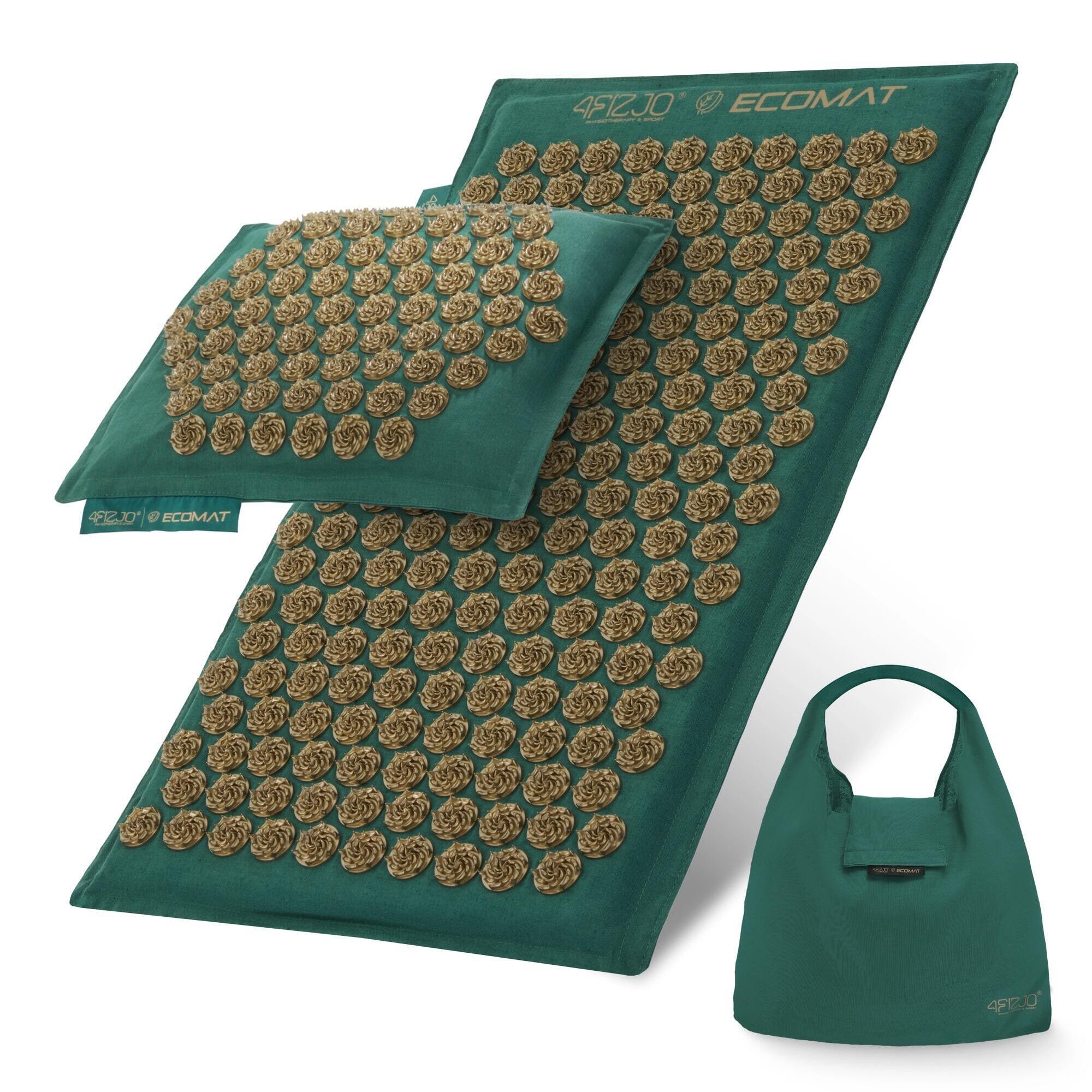 Mata do akupresury prozdrowotna 4FIZJO ECO z poduszką