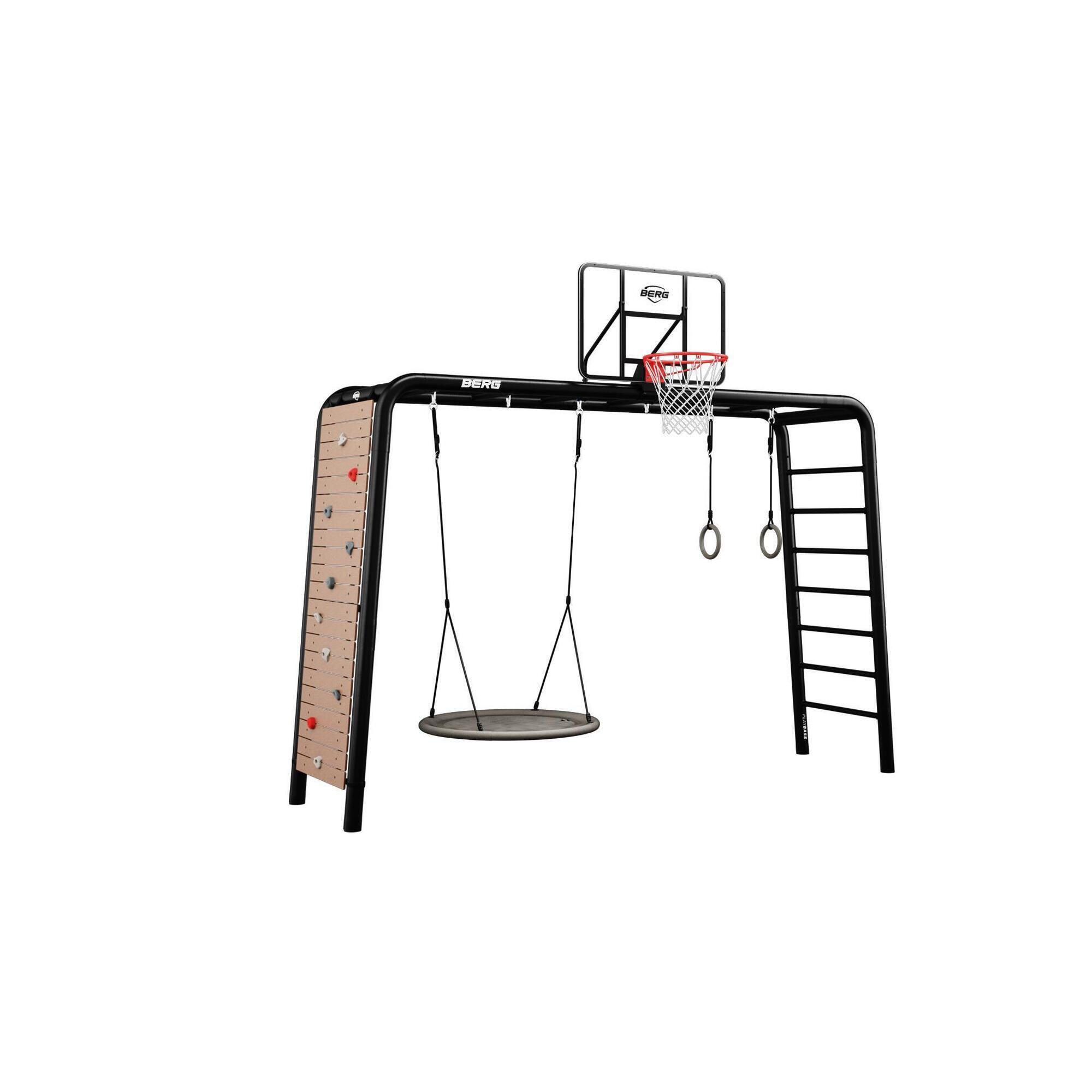 PlayBase Large + Ultimate Set, ze ścianką, gniazdem, koszem i kółkami