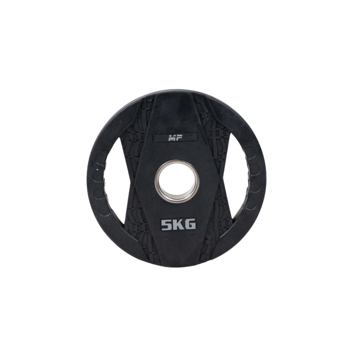 Obciążnik z uchwytami - Gumowy - 5 kg