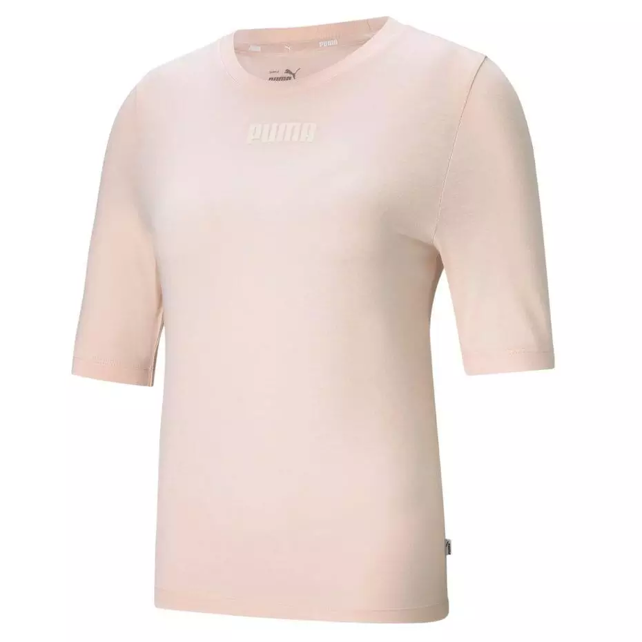 Koszulka damska Puma Modern Basics Tee Cloud różowa