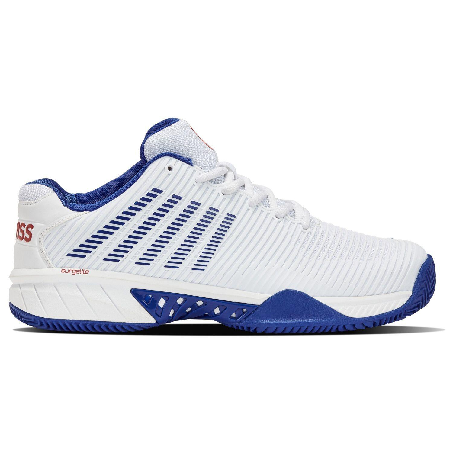 White And Blue K-swiss Hypercourt Express 2 Hb 06614197 Wh/clscbl