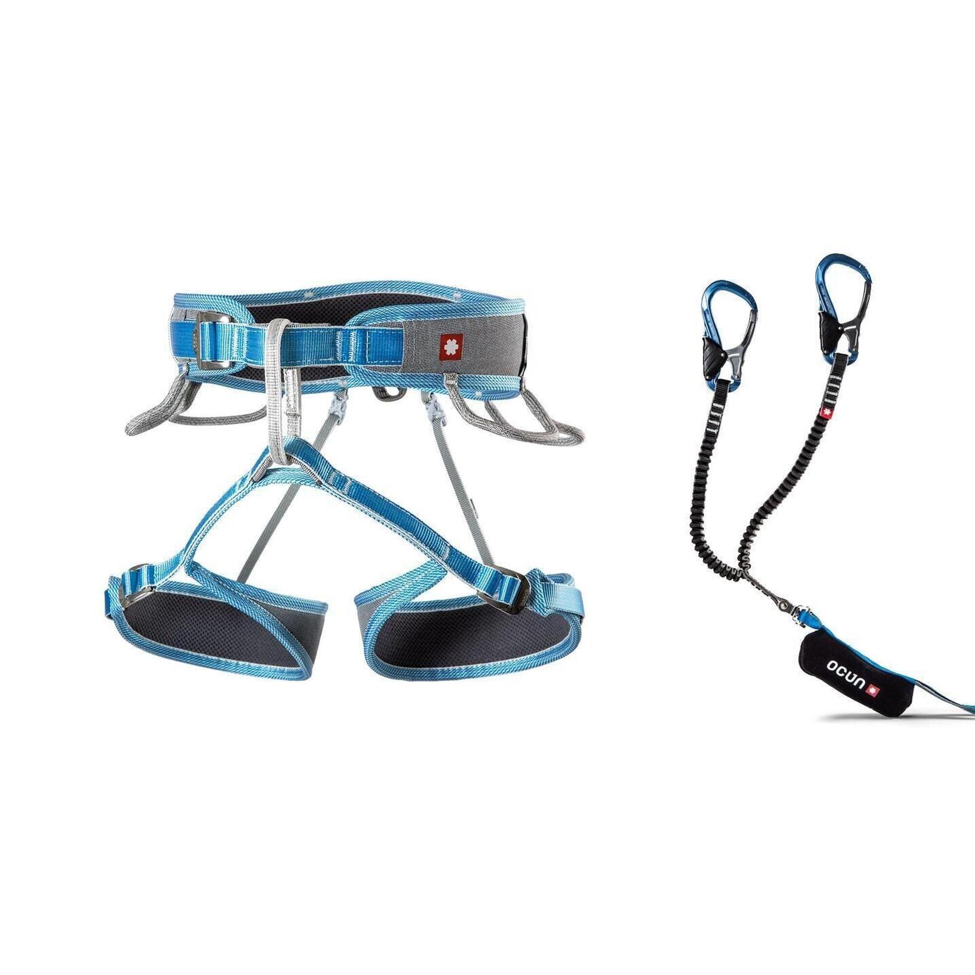 Zestaw Via Ferrata Captur Swivel + uprząż Ocun Twist Tech