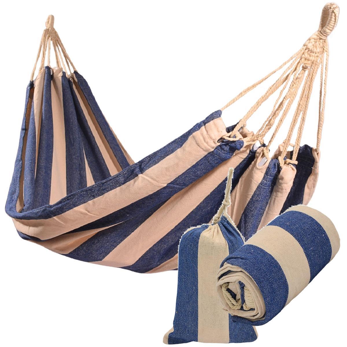 Hamak 1-osobowy z pokrowcem 200x100CM