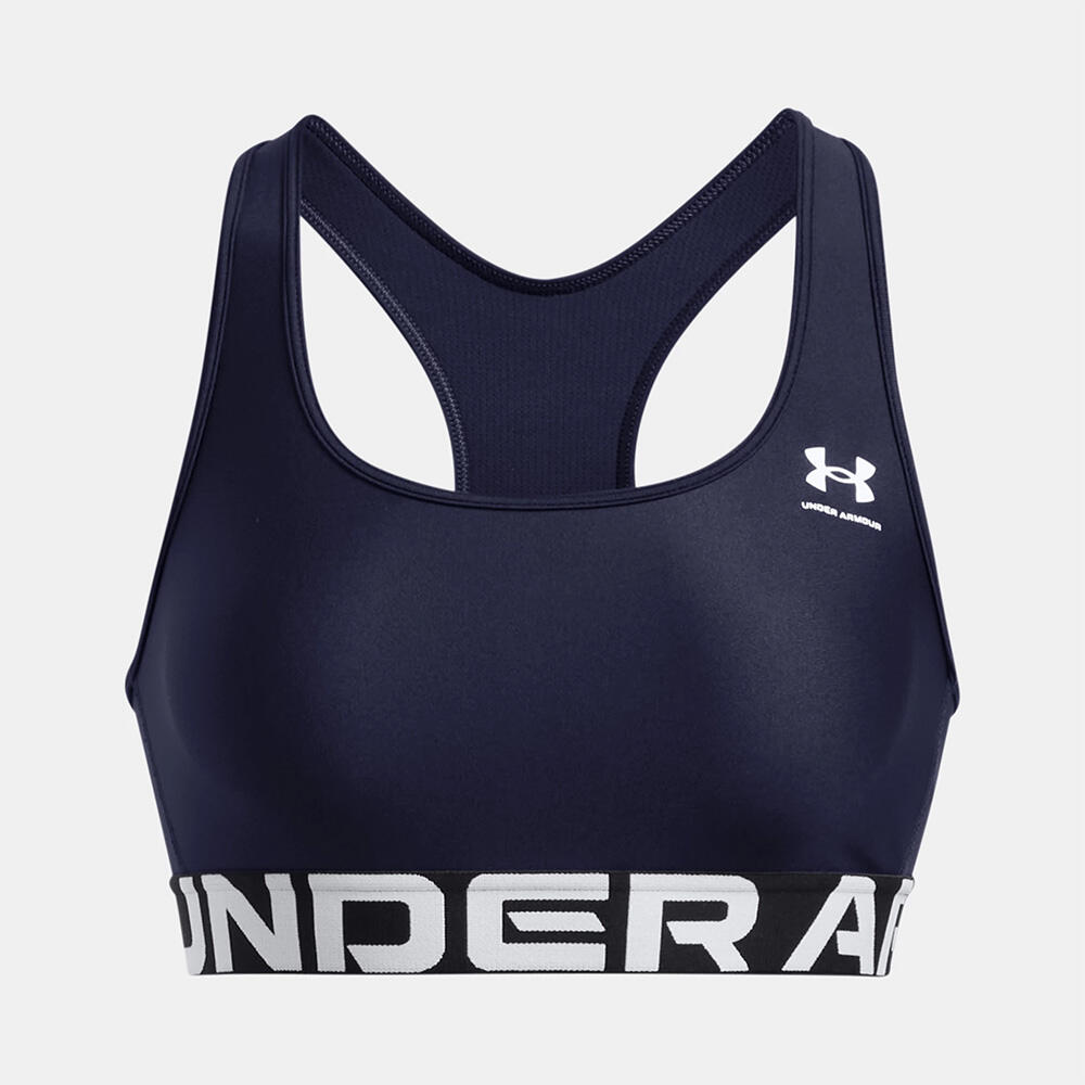 Stanik sportowy Under Armour HeatGear Authentics Mid Branded Bra