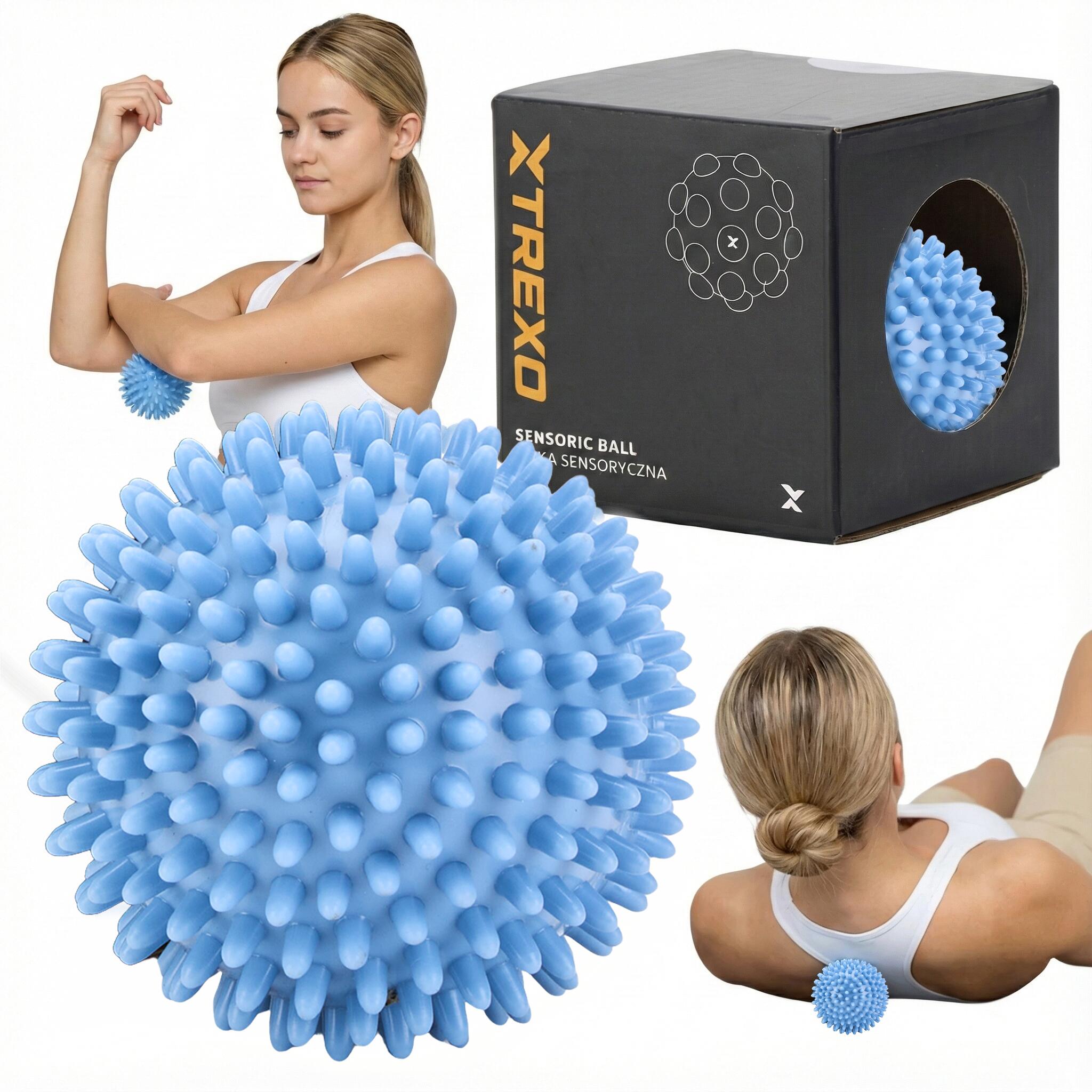 Piłka sensoryczna XTREXO TXO-B4Z033-BL