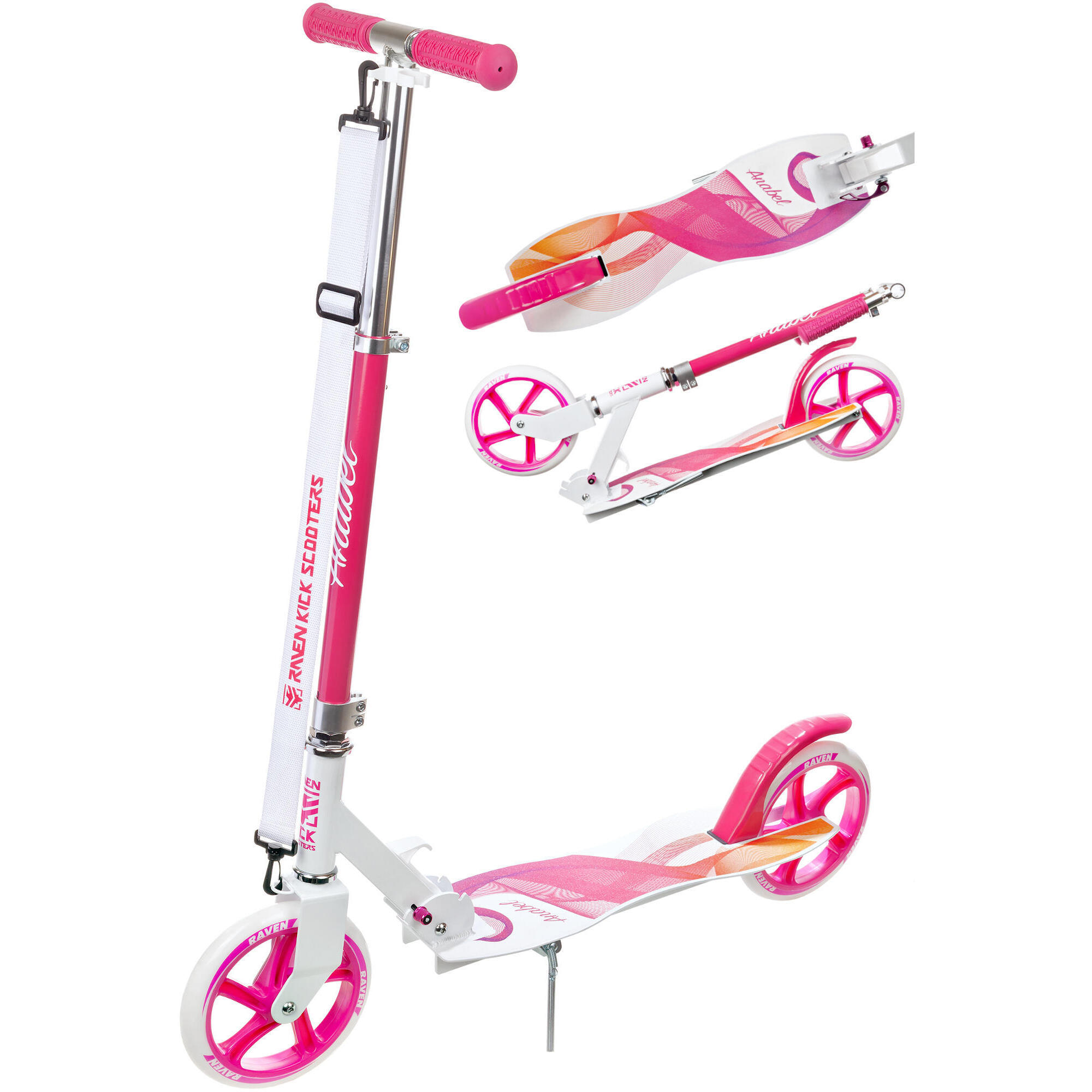 Hulajnoga Składana Raven Anabel Orange/Pink 200mm