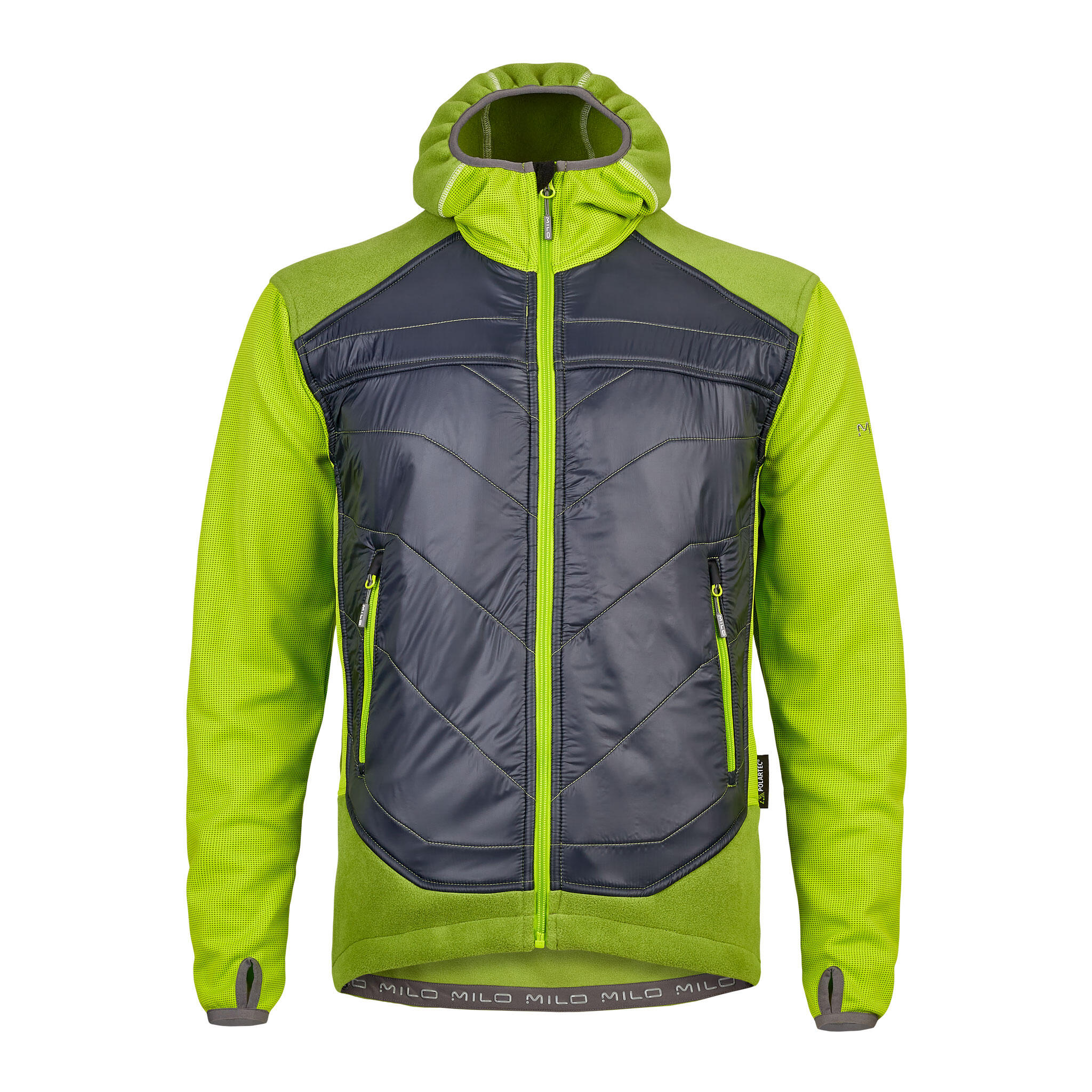 Kurtka polarowa hybrydowa wspinaczkowa męska Milo Deve