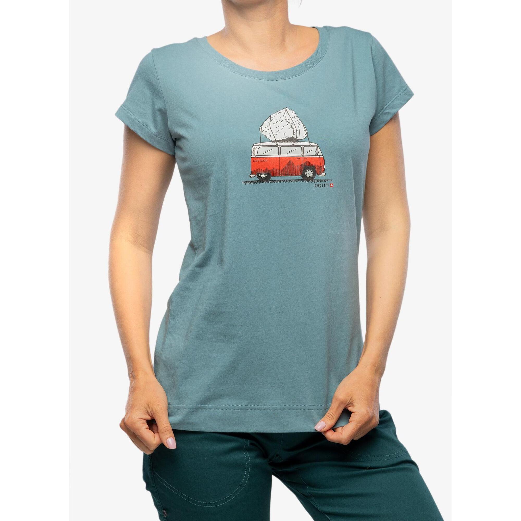 Koszulka bawełniana damska Ocun Classic T Bus-Stone