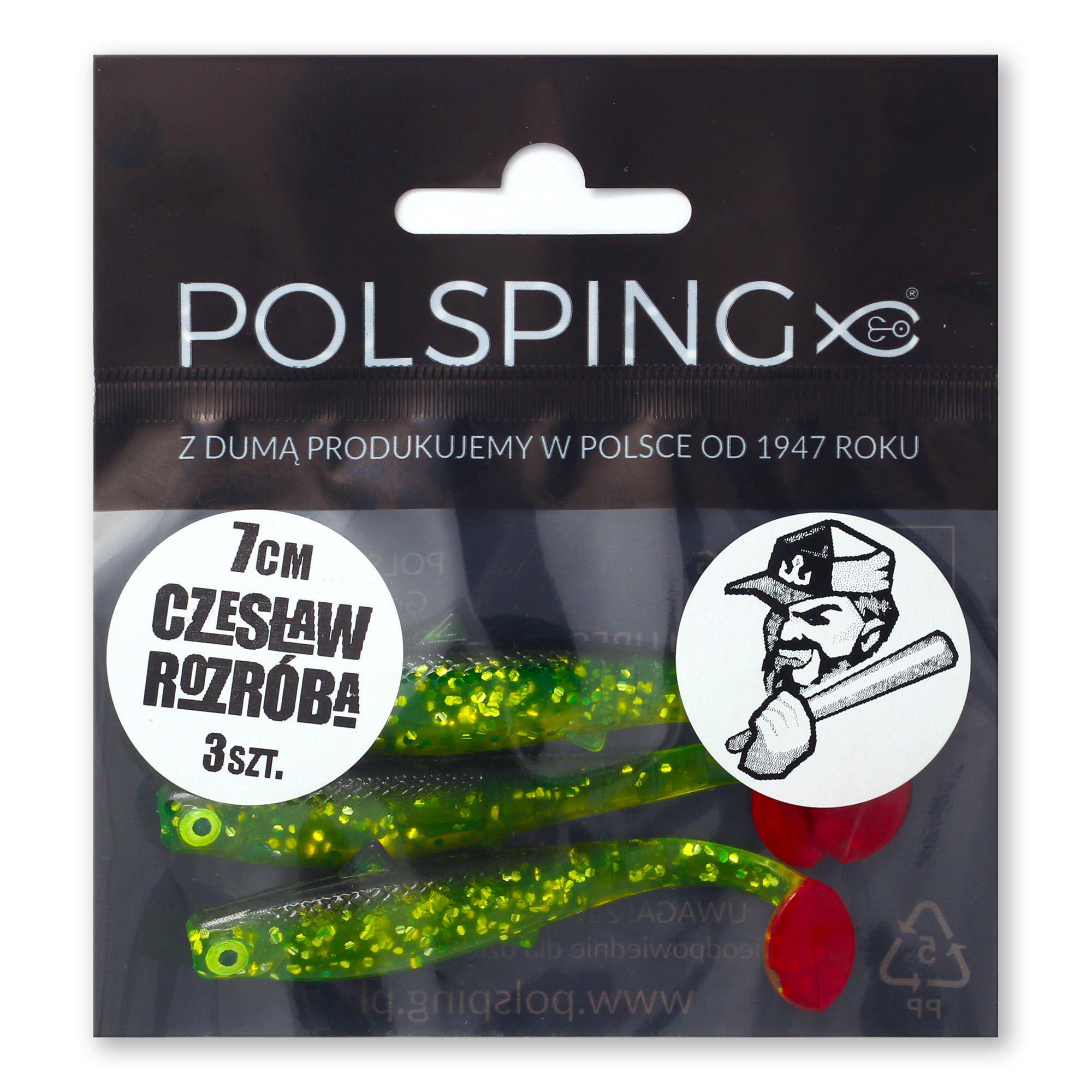 Przynęta gumowa Czesław Rozróba 7 CM / 56