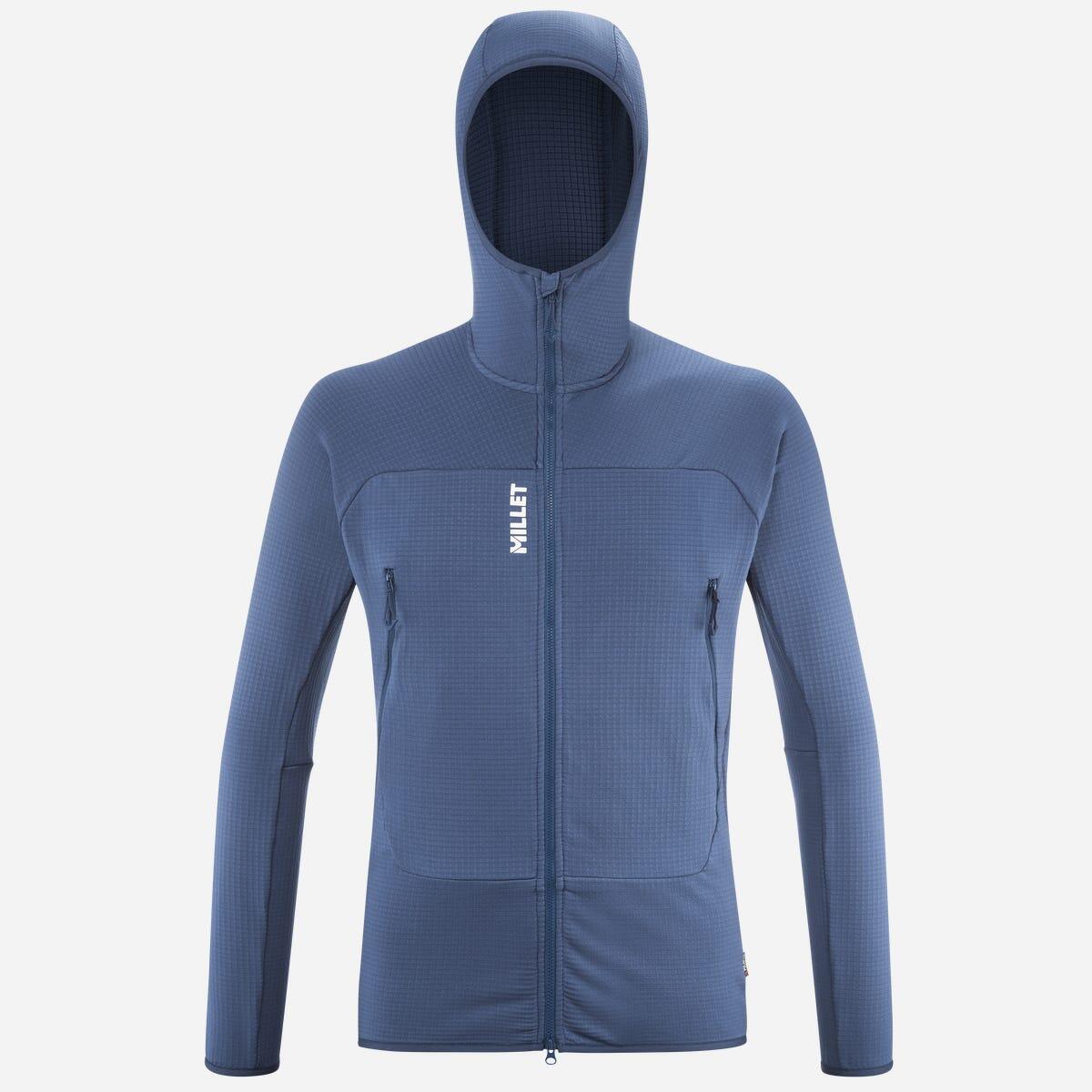 Bluza turystyczna męska Millet Fusion Grid Hoodie active fit POLARTEC Powergrid