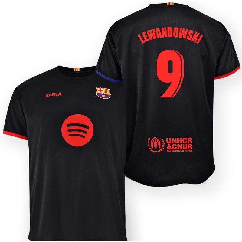 Koszulka kibica FC Barcelona 24-25 Premium Second Number - Lewandowski 9