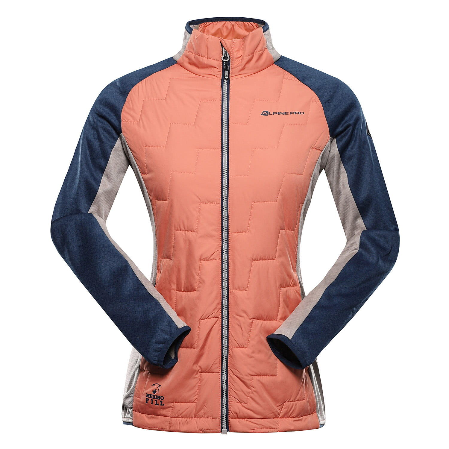 Bluza damska sportowa z wełną merino Alpine Pro Jorwa