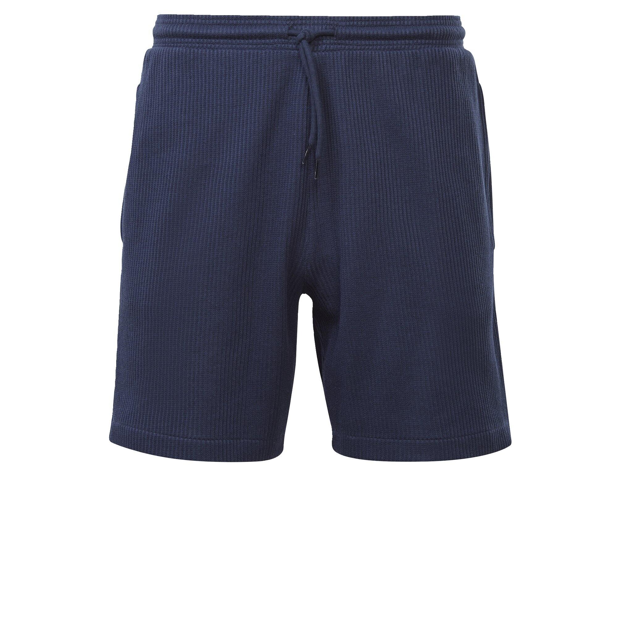 Krótkie spodenki Reebok z niebieskiej bawełny