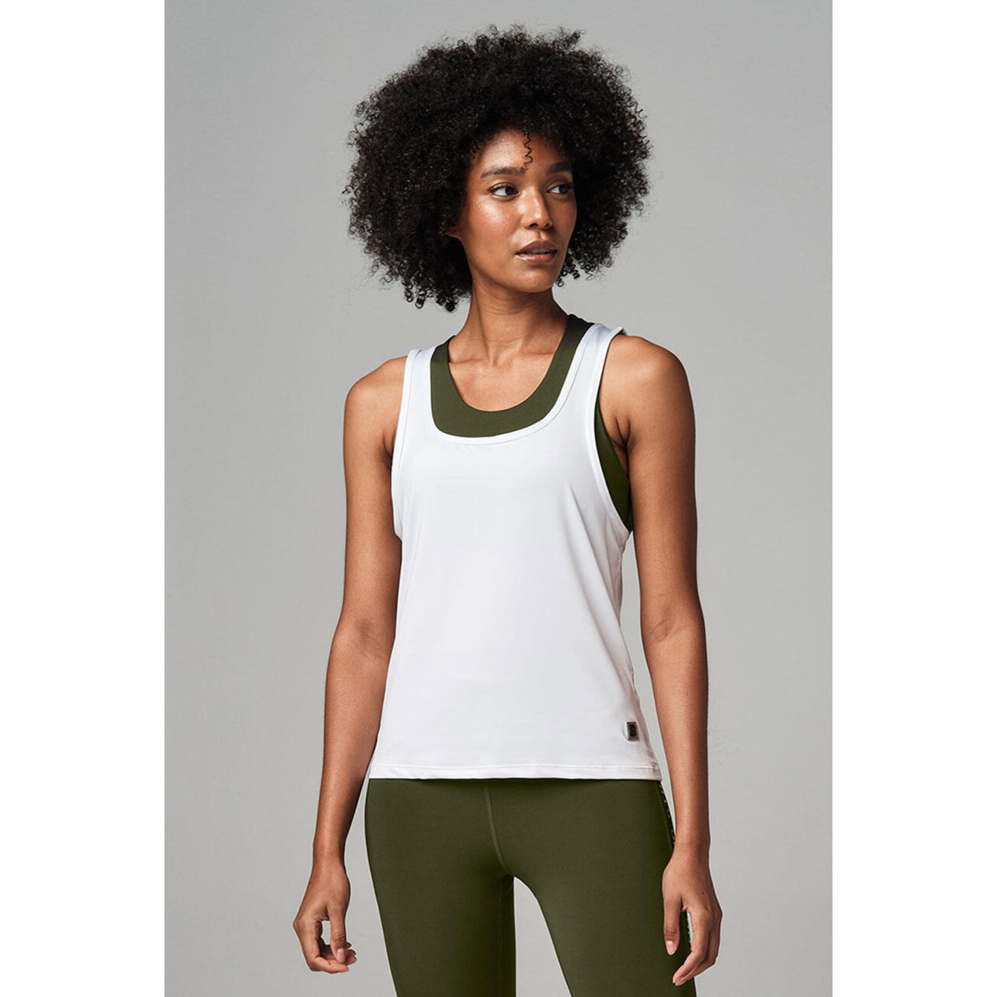 Koszulka fitness damska z wycięciem na plecach STRONG ID Core